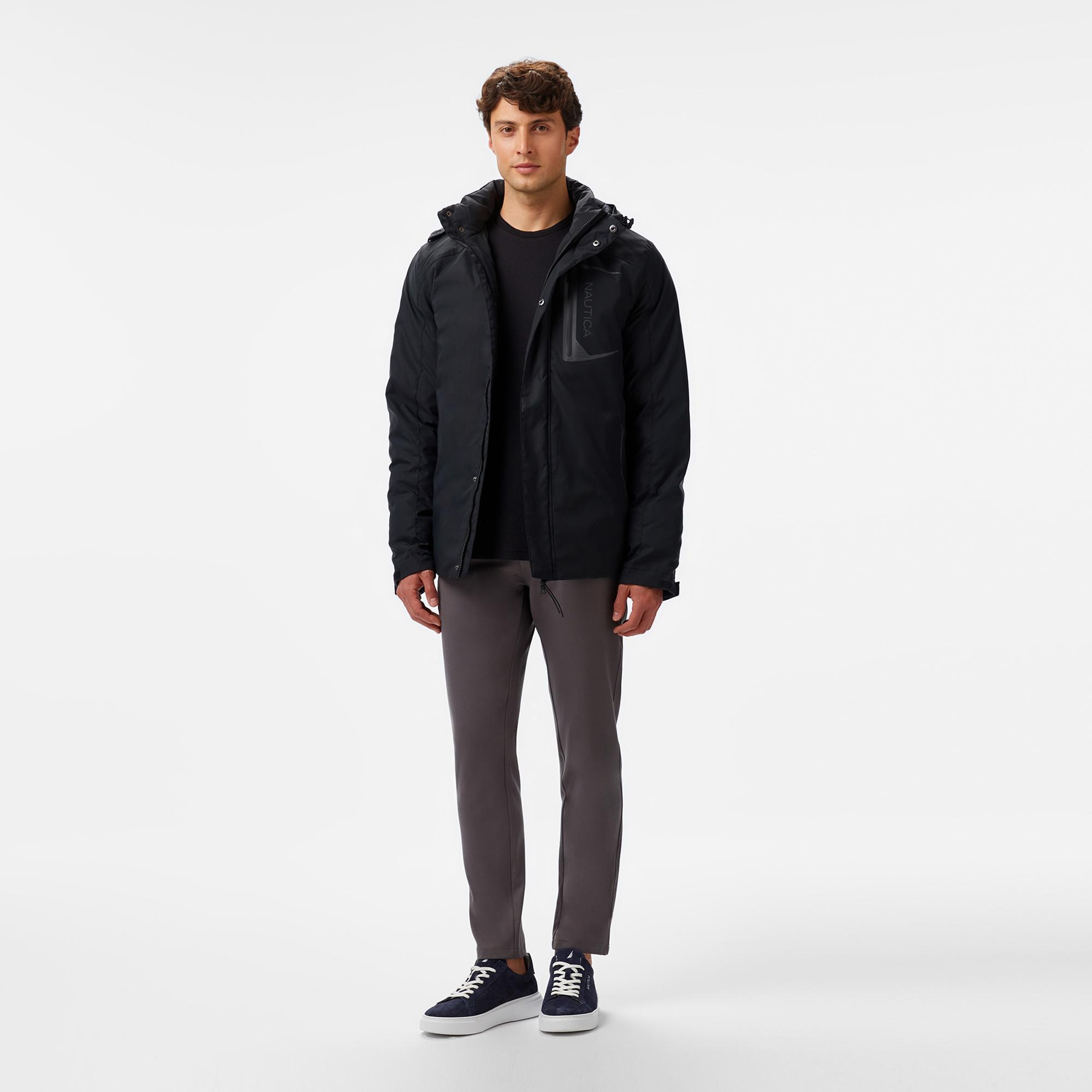 Nautica Erkek Siyah Mont