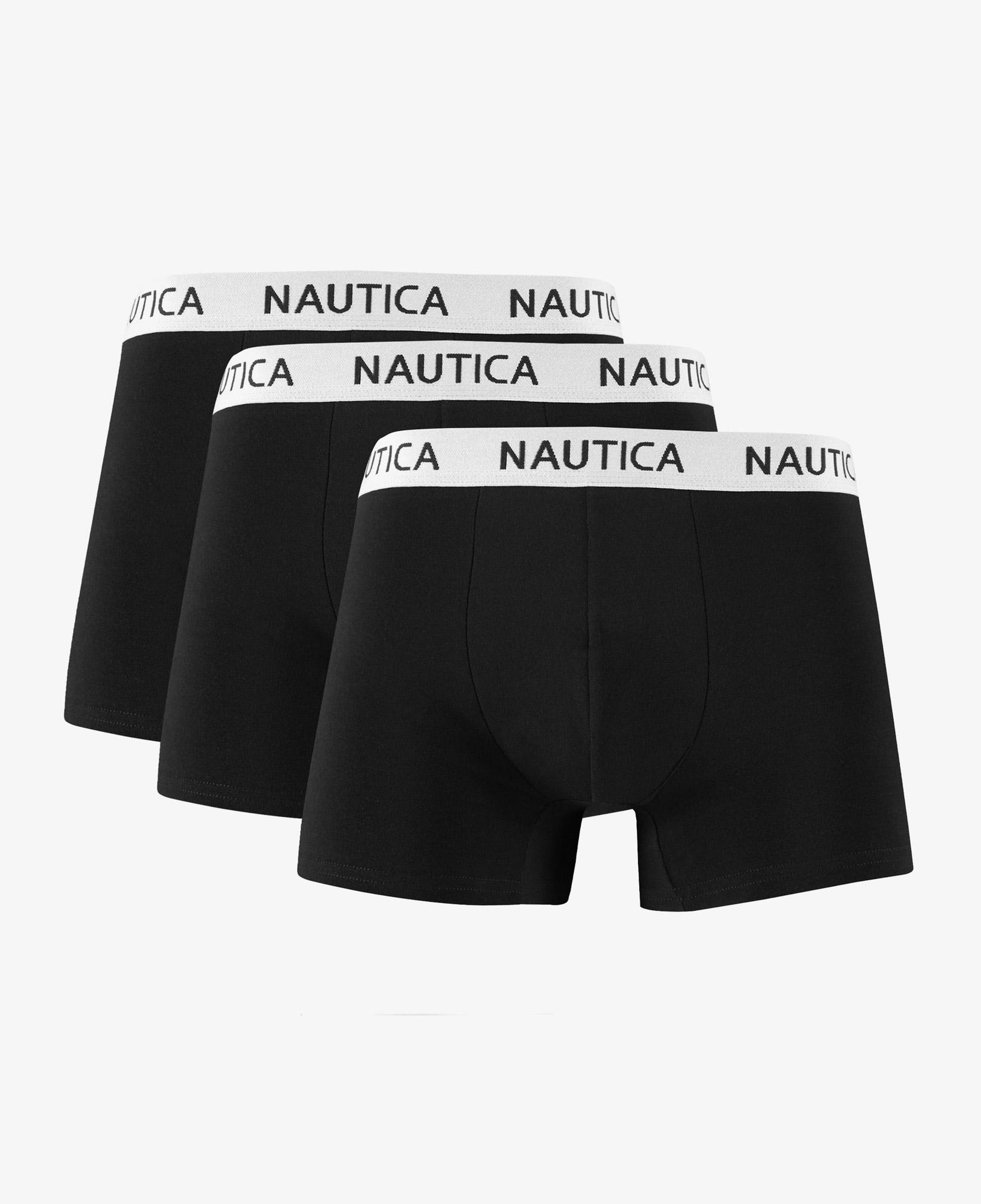 Nautica Erkek Siyah 3lü Standart Fit Boxer