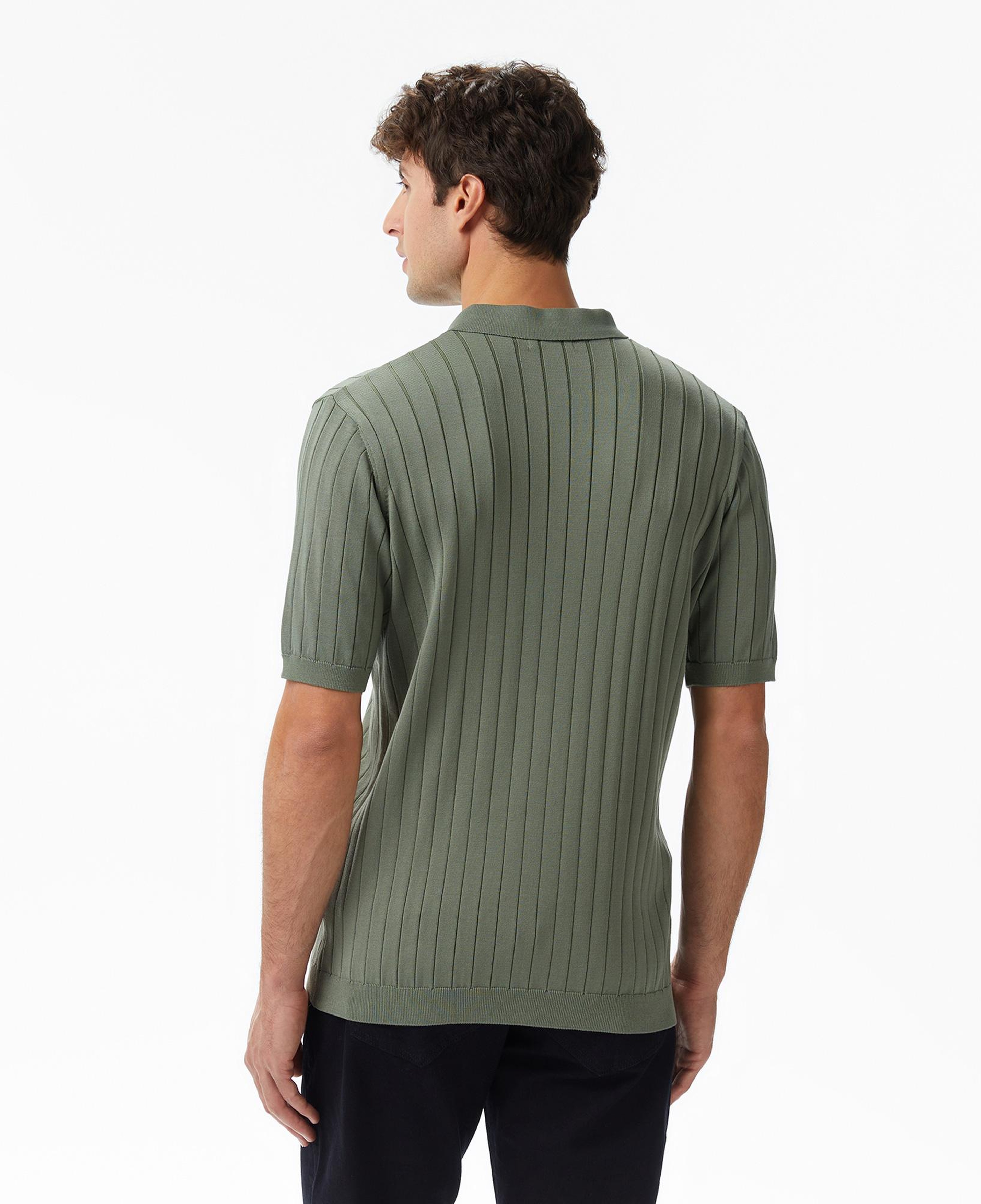Nautica Erkek Yeşil Classic Fit Kısa Kollu Triko