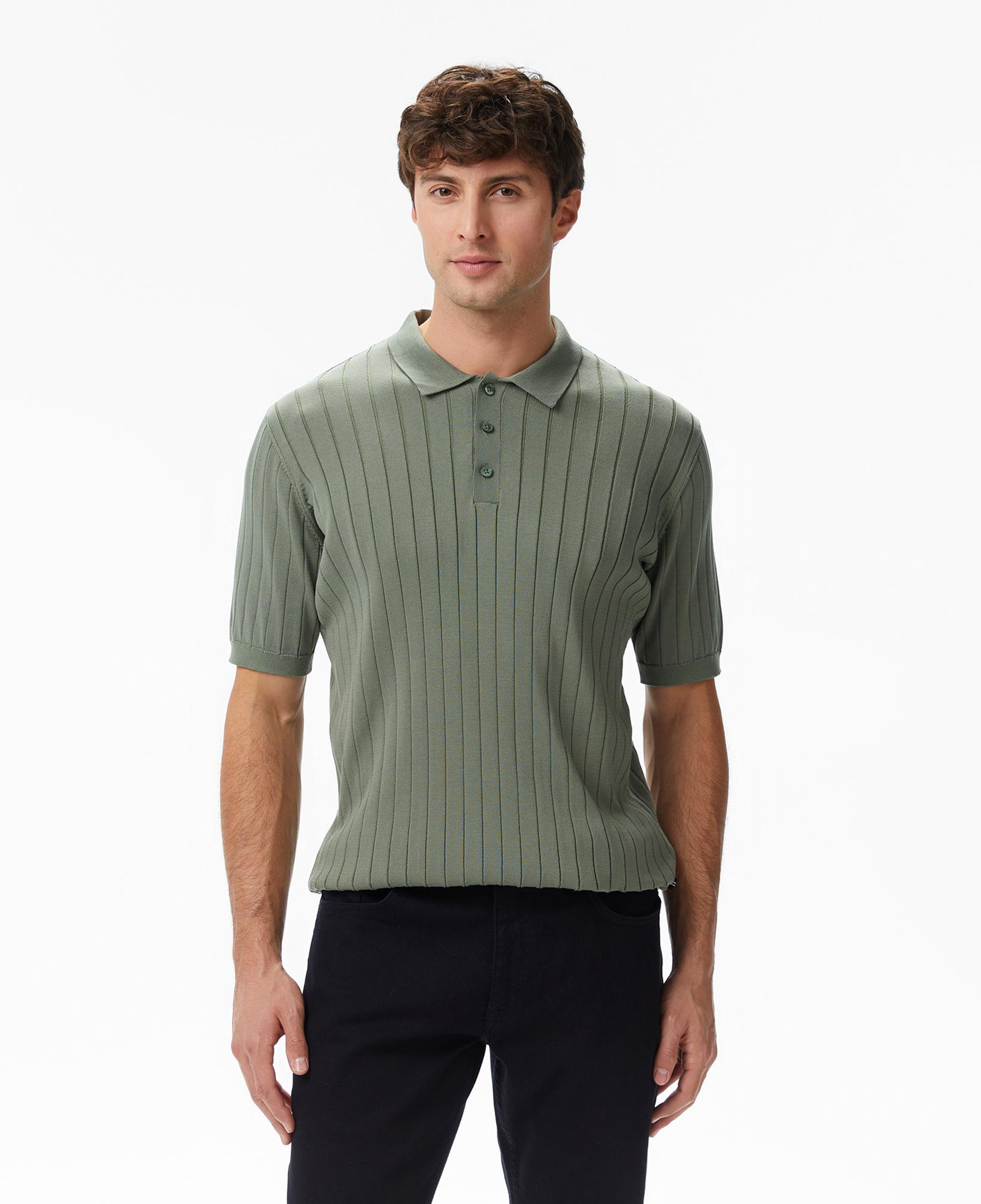 Nautica Erkek Yeşil Classic Fit Kısa Kollu Triko