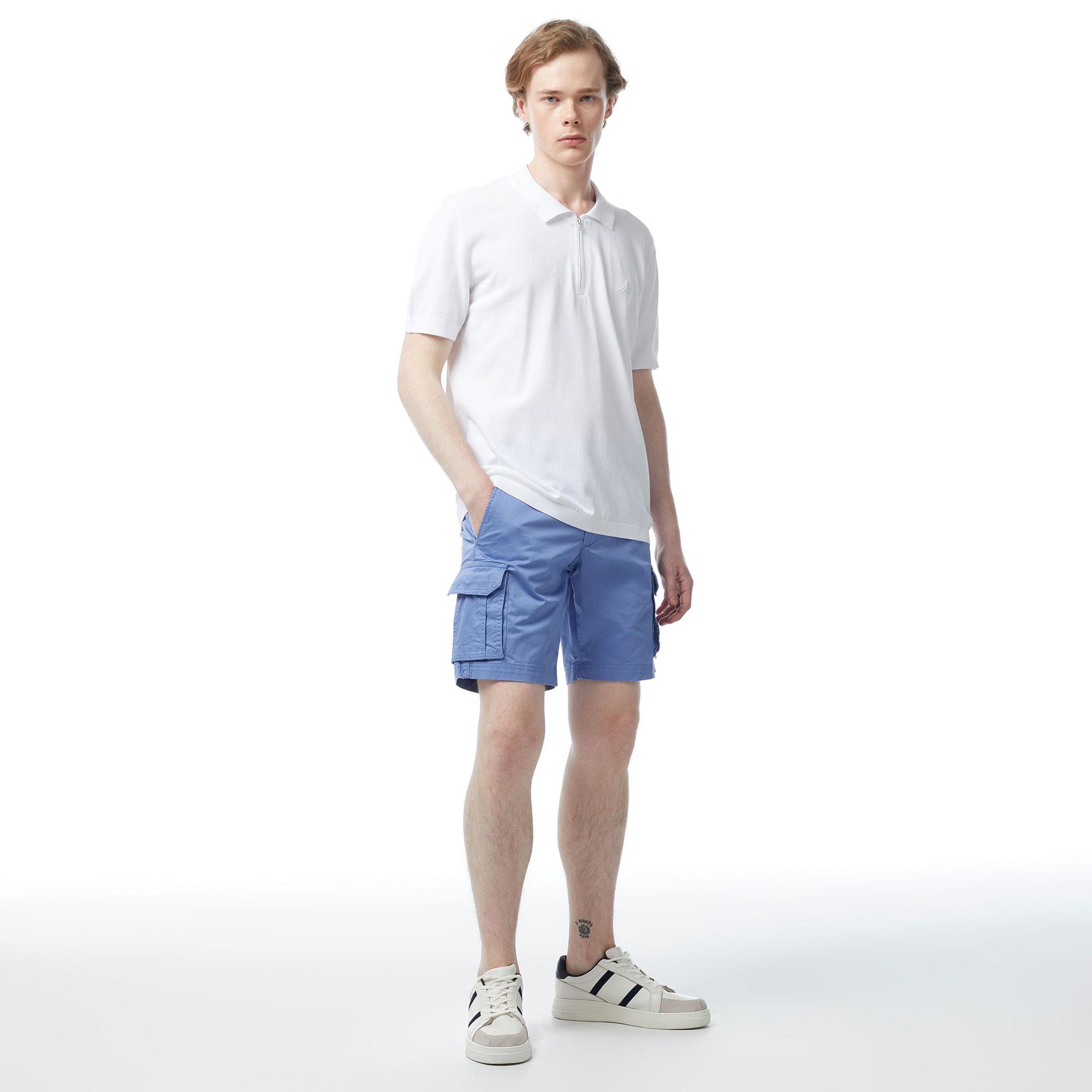 Nautica Erkek Mavi Bermuda
