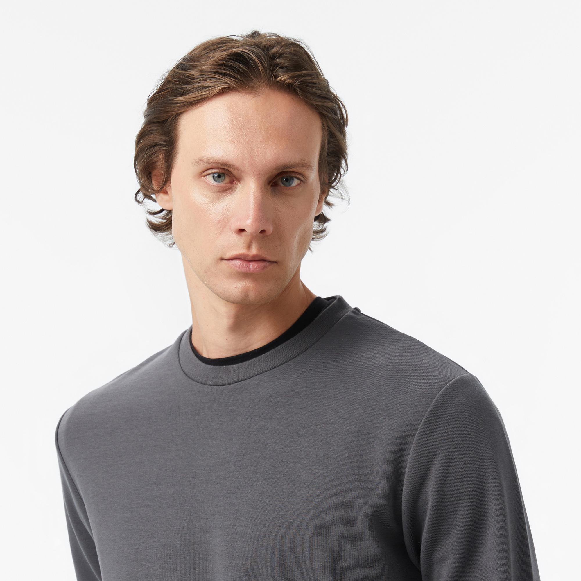 Nautica Erkek Gri Classic Fit Sweatshirt