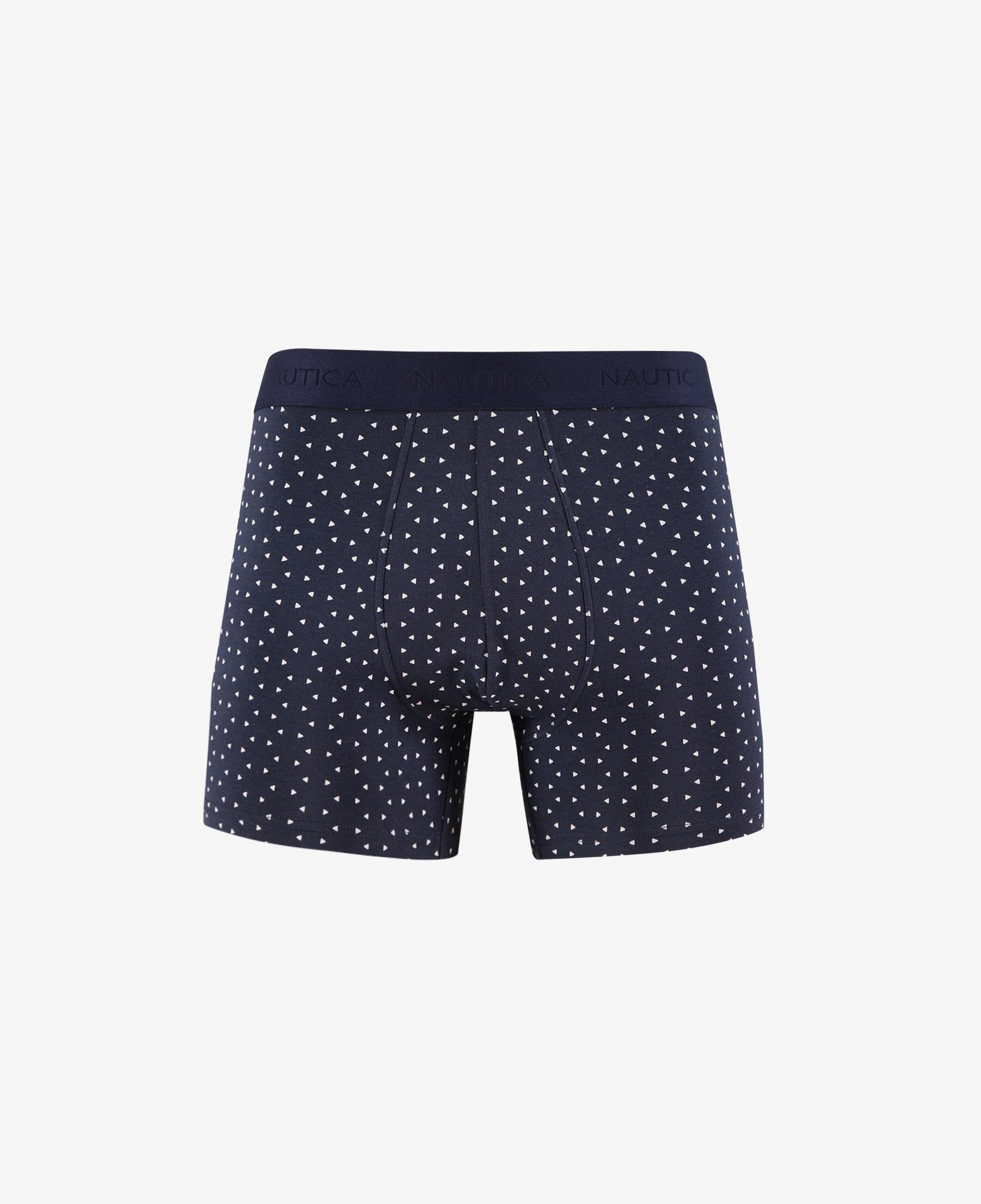 Nautica Erkek Lacivert Slim Fit Desenli Boxer