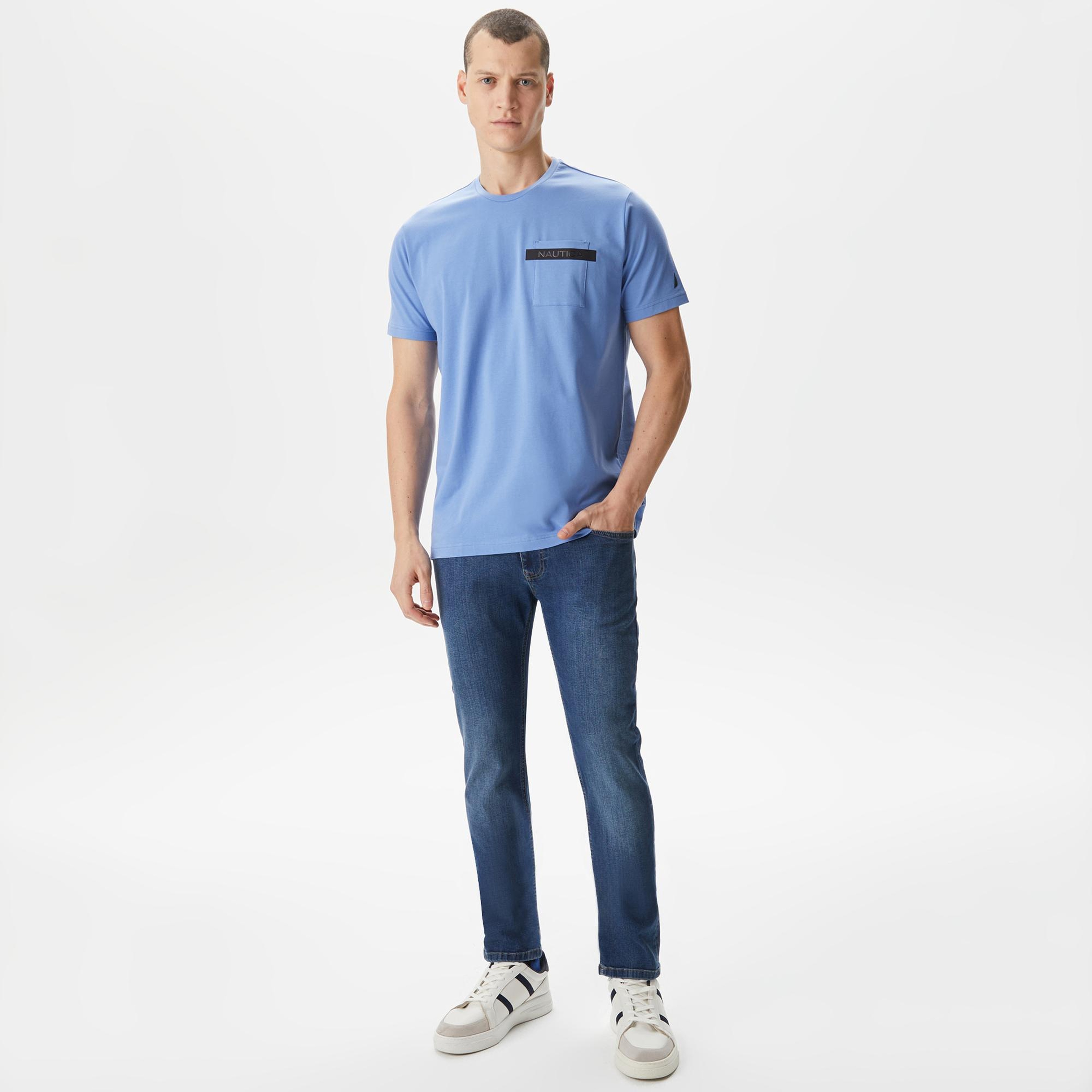 Nautica Erkek Mavi Slim Fit Jean