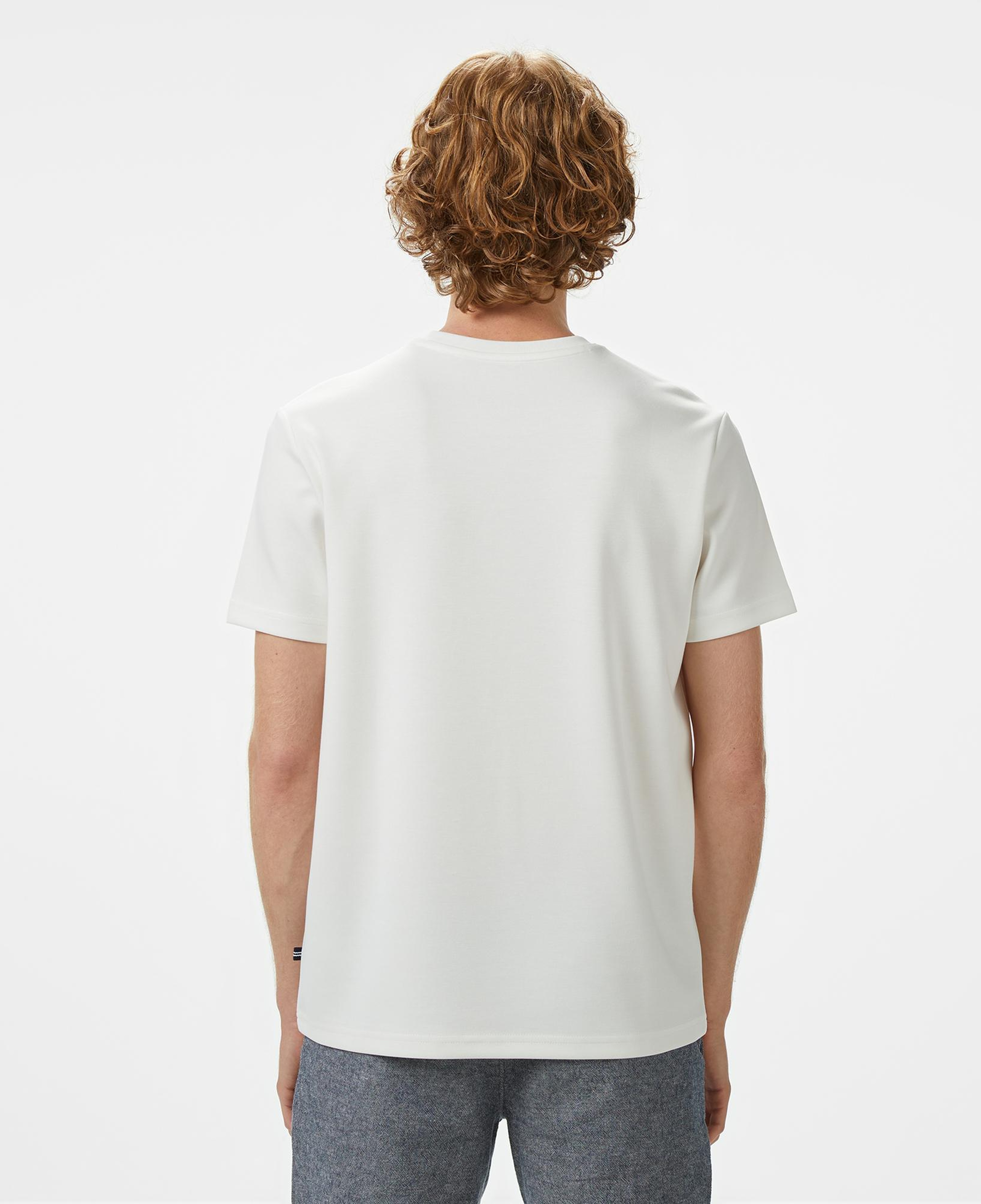 Nautica Erkek Beyaz Classic Fit T-Shirt