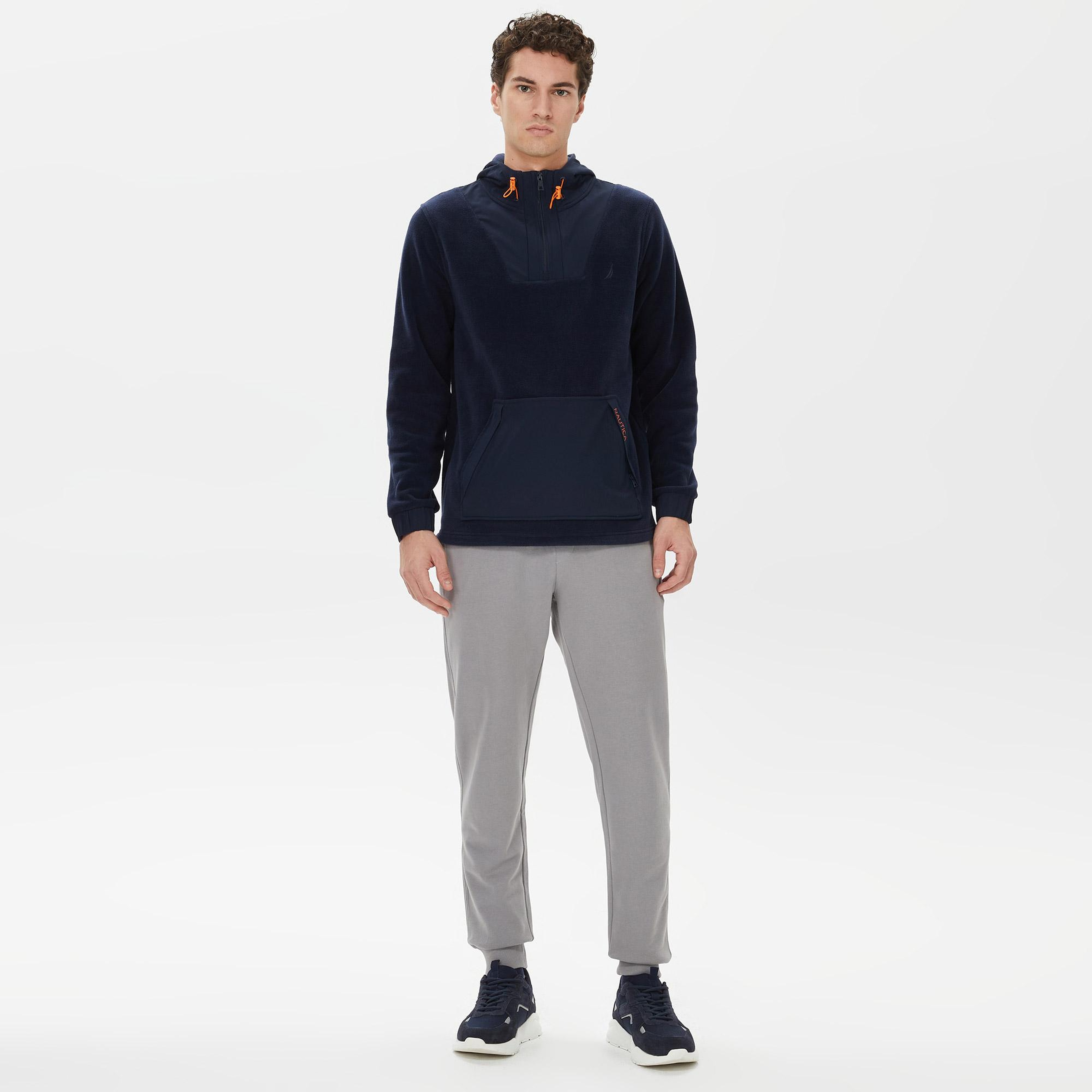 Nautica Erkek Gri Standart Fit Eşofman Altı