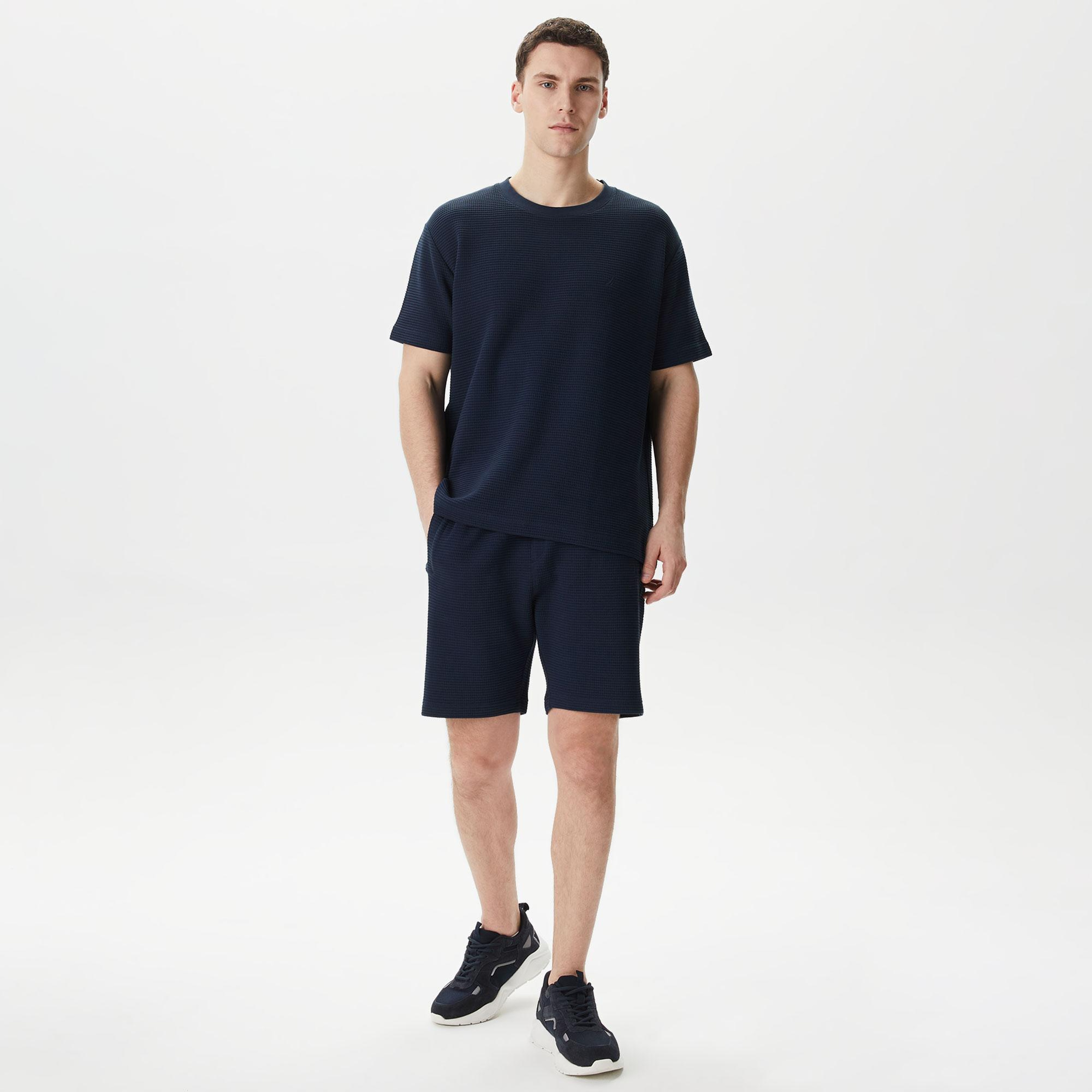 Nautica Erkek Lacivert Oversize T-Shirt