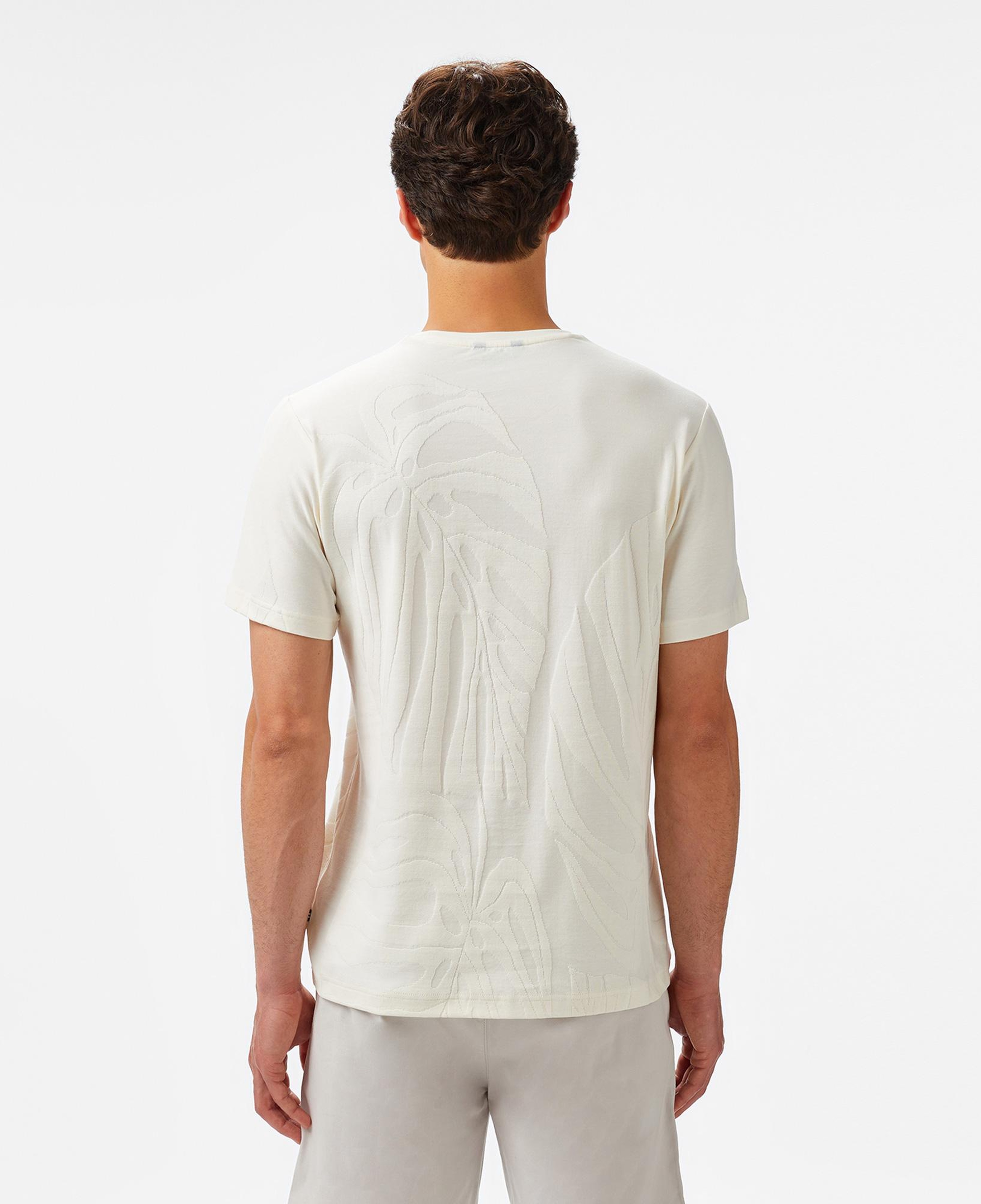 Nautica Erkek Krem Regular Fit Desenli T-Shirt