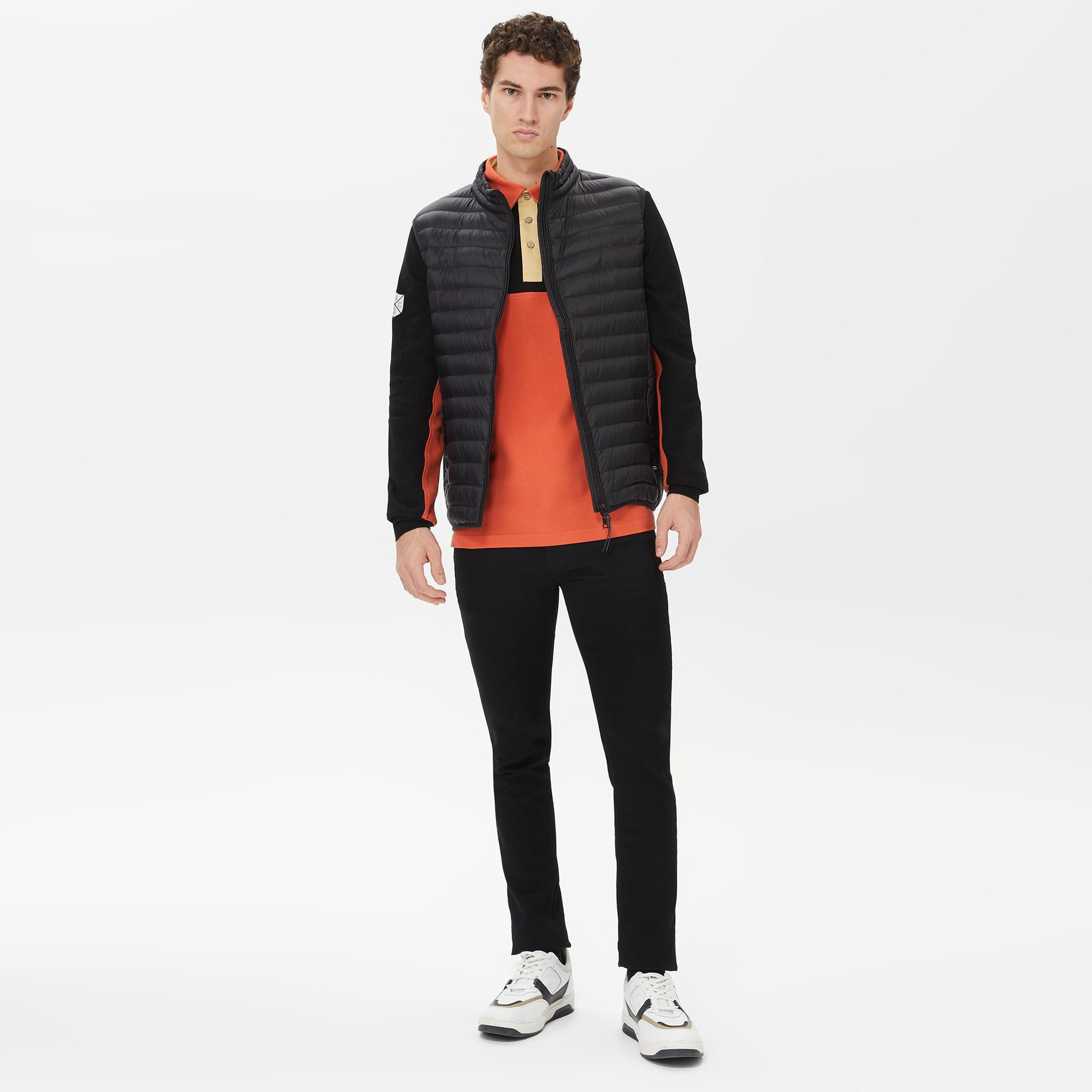 Nautica Erkek Siyah Standart Fit Yelek