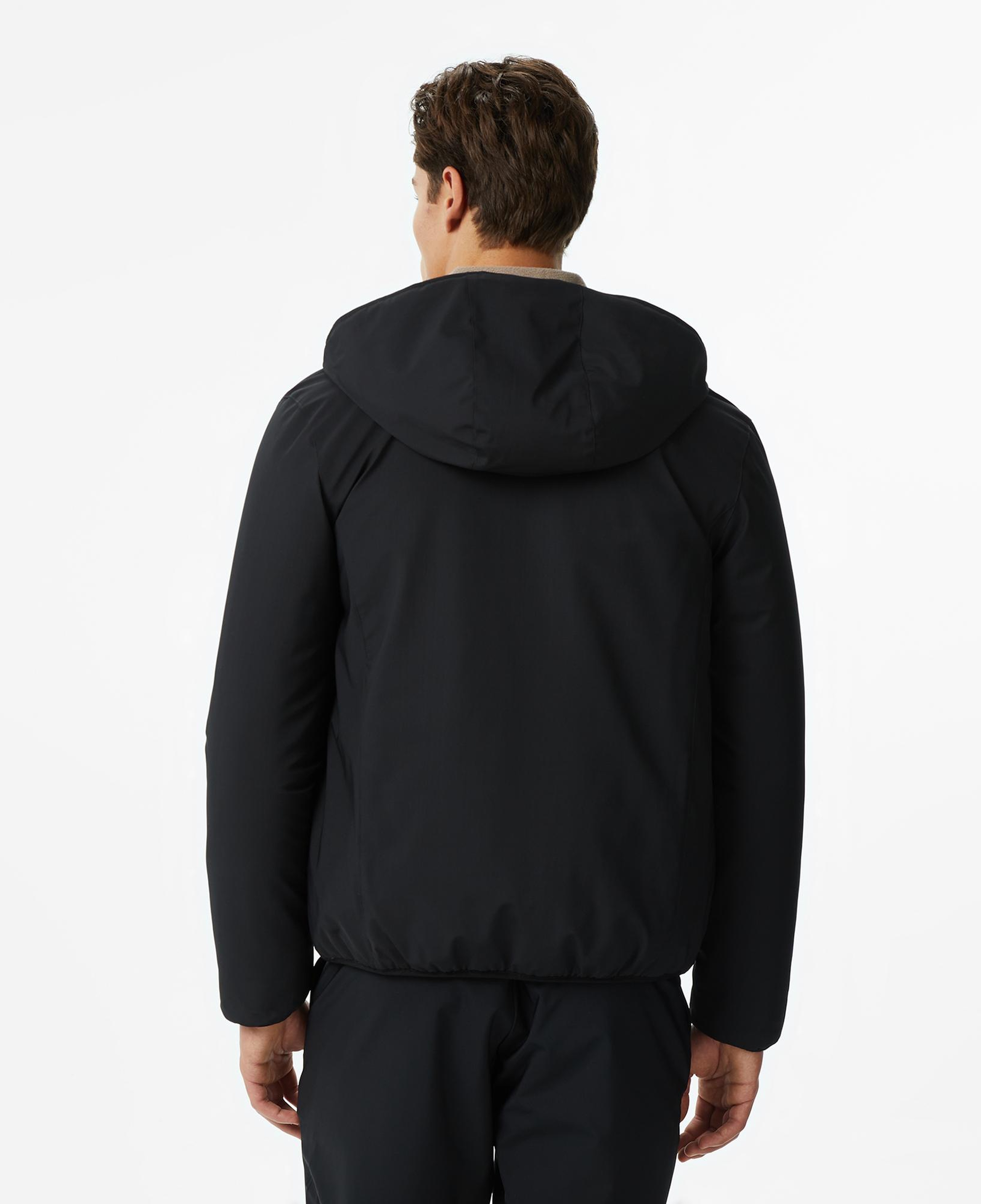 Nautica Erkek Siyah Regular Fit Çift Taraflı Mont