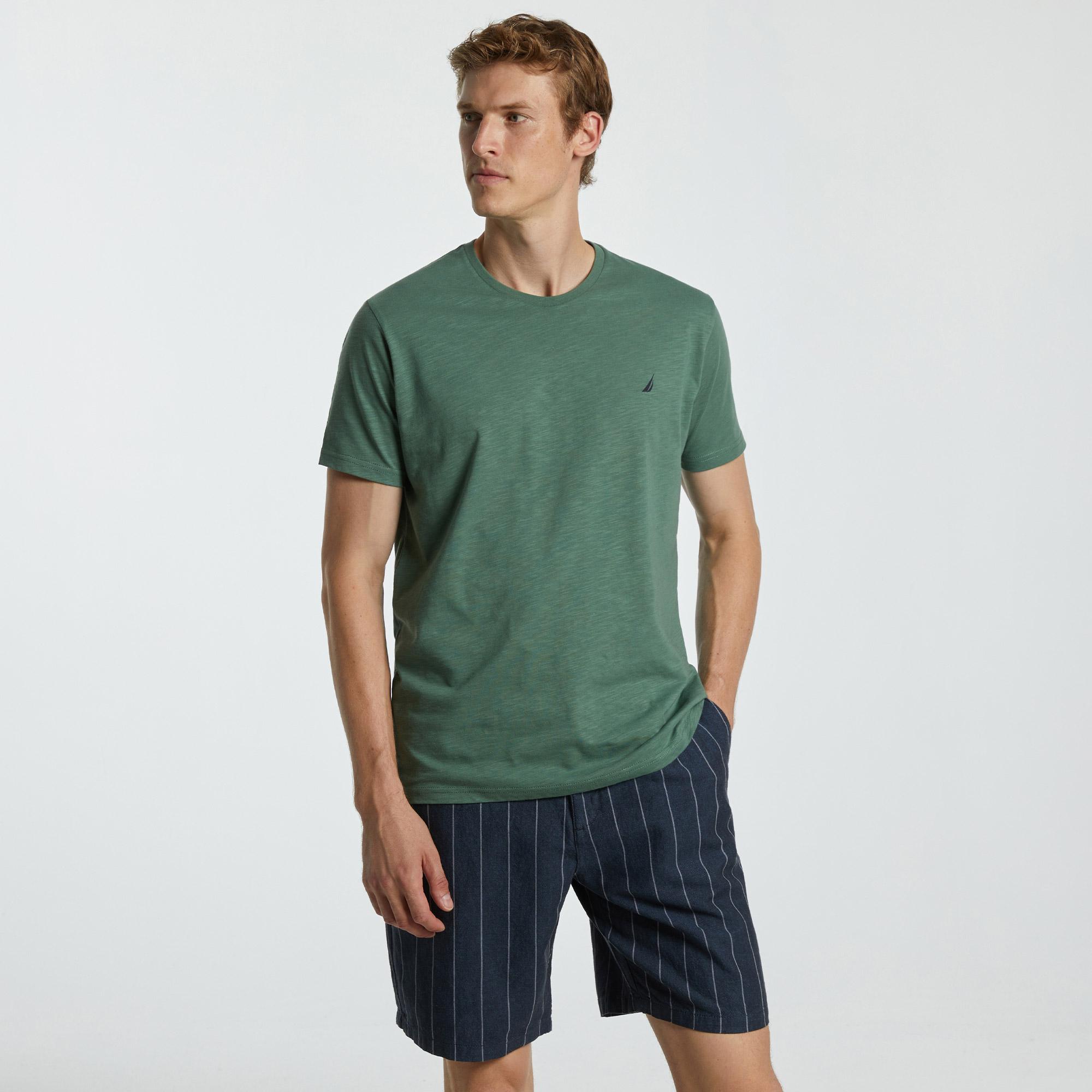 Nautica Erkek Yeşil Standart Fit T-Shirt