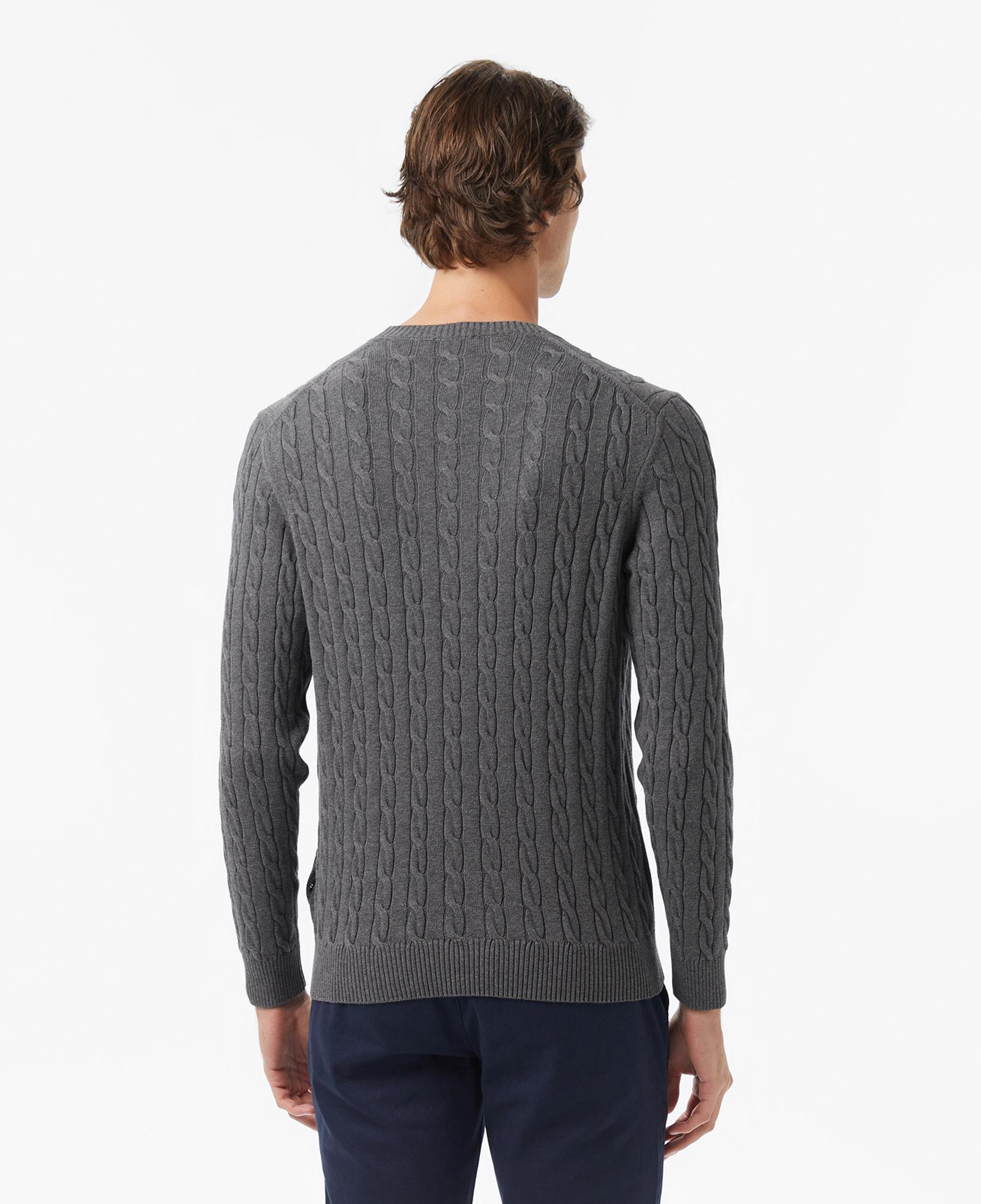 Nautica Erkek Gri Classic Fit Kazak