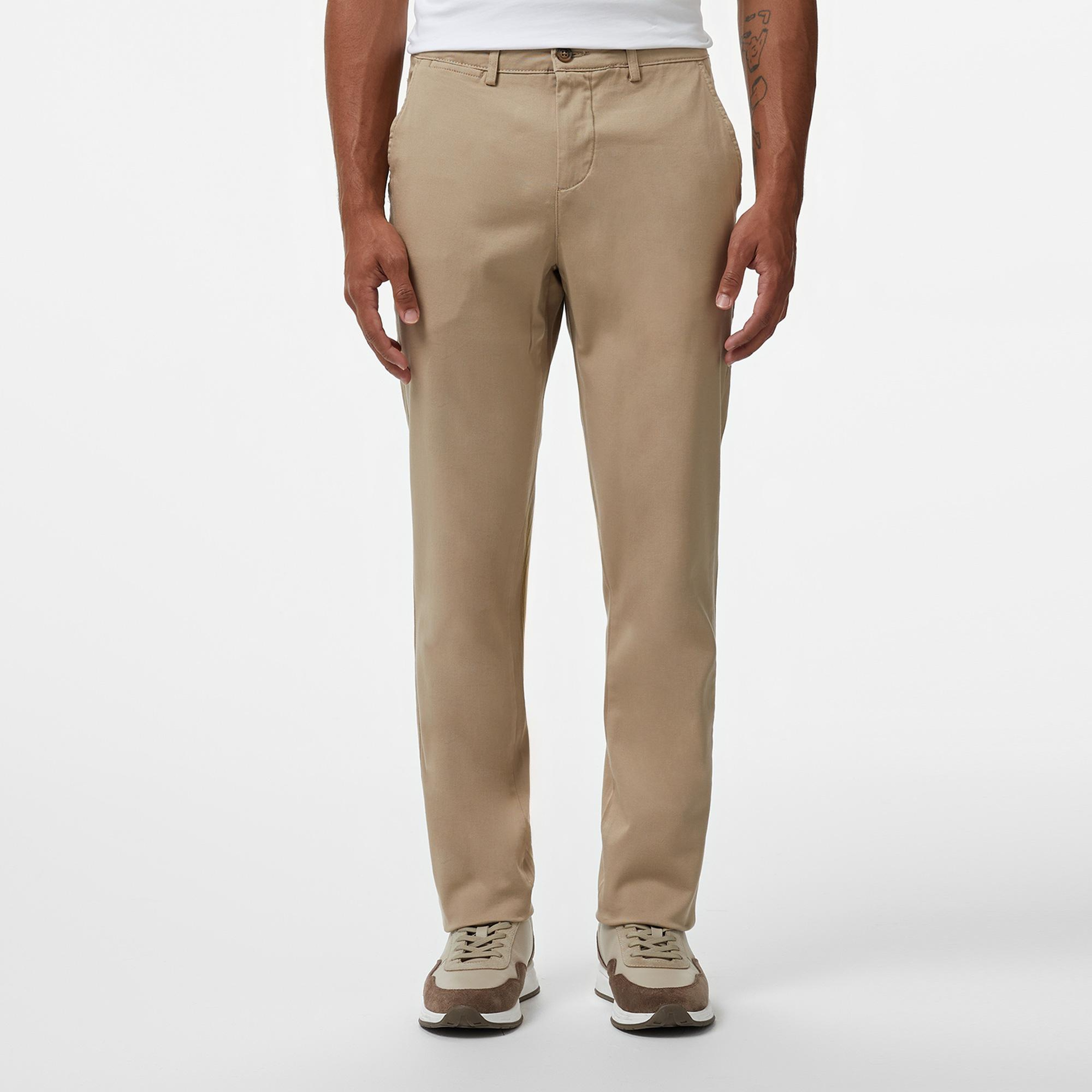 Nautica Erkek Bej Slim Fit Chino Pantolon
