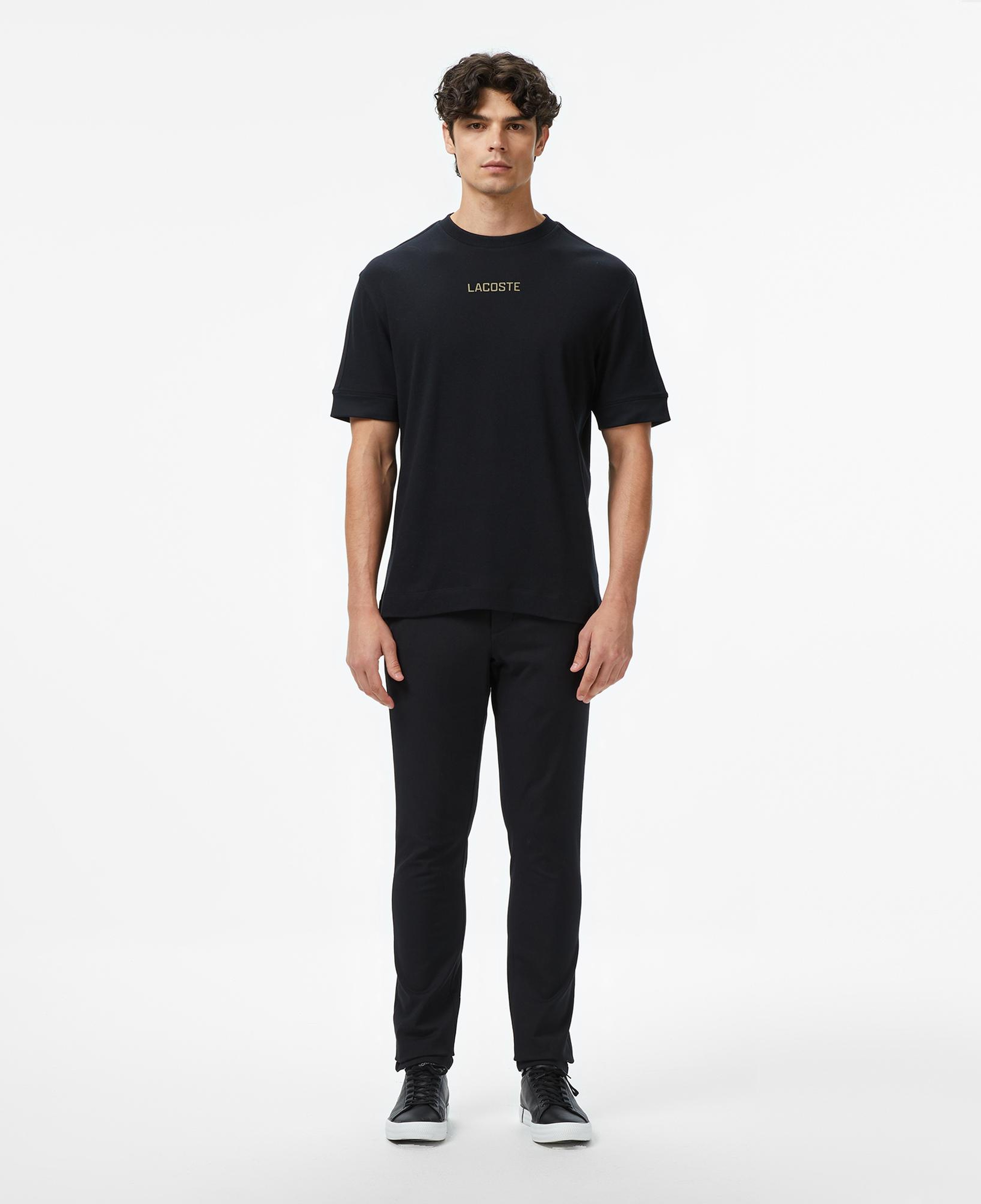 Erkek Slim Fit Siyah Chino Pantolon