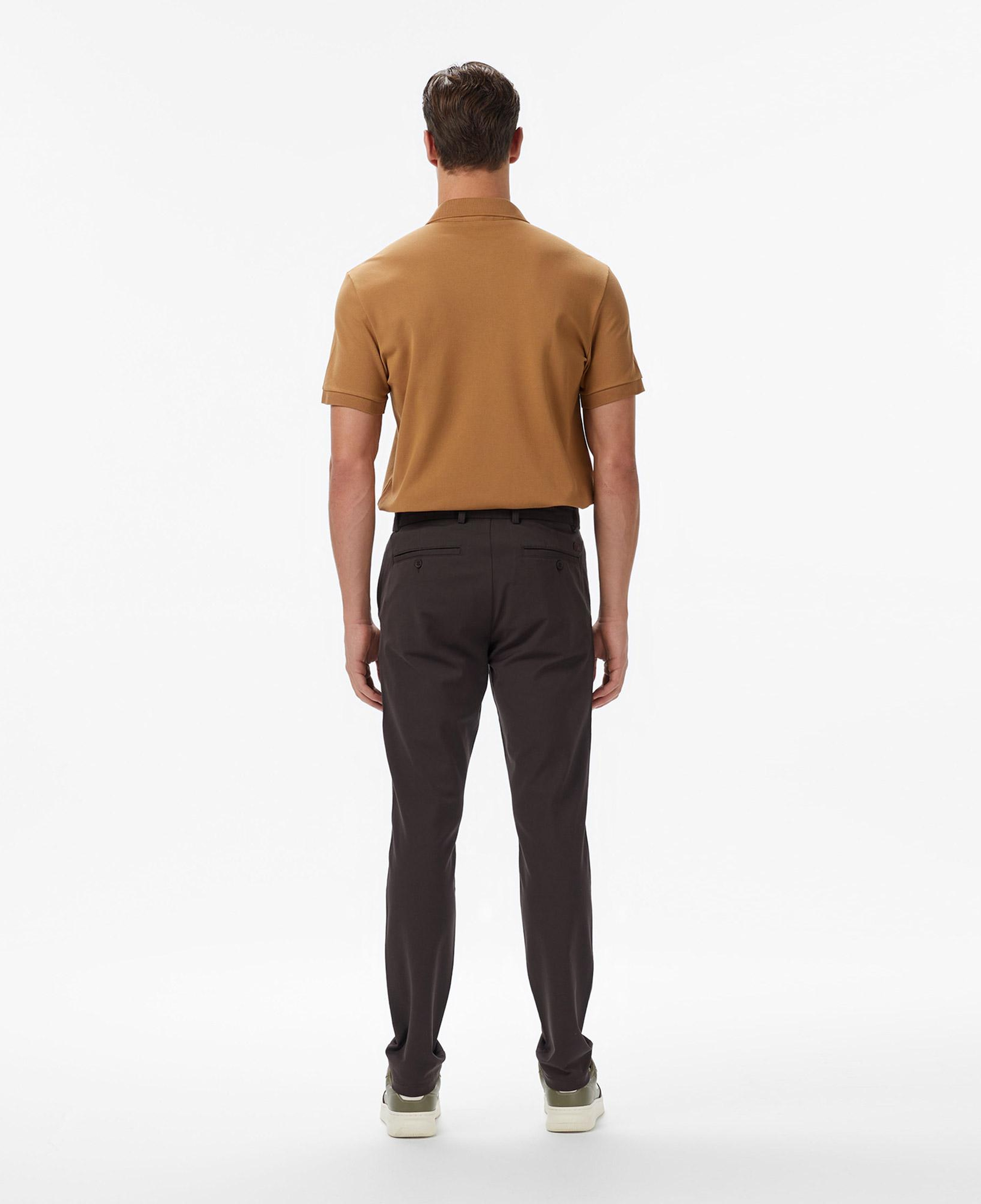 Erkek Slim Fit Kahverengi Pantolon