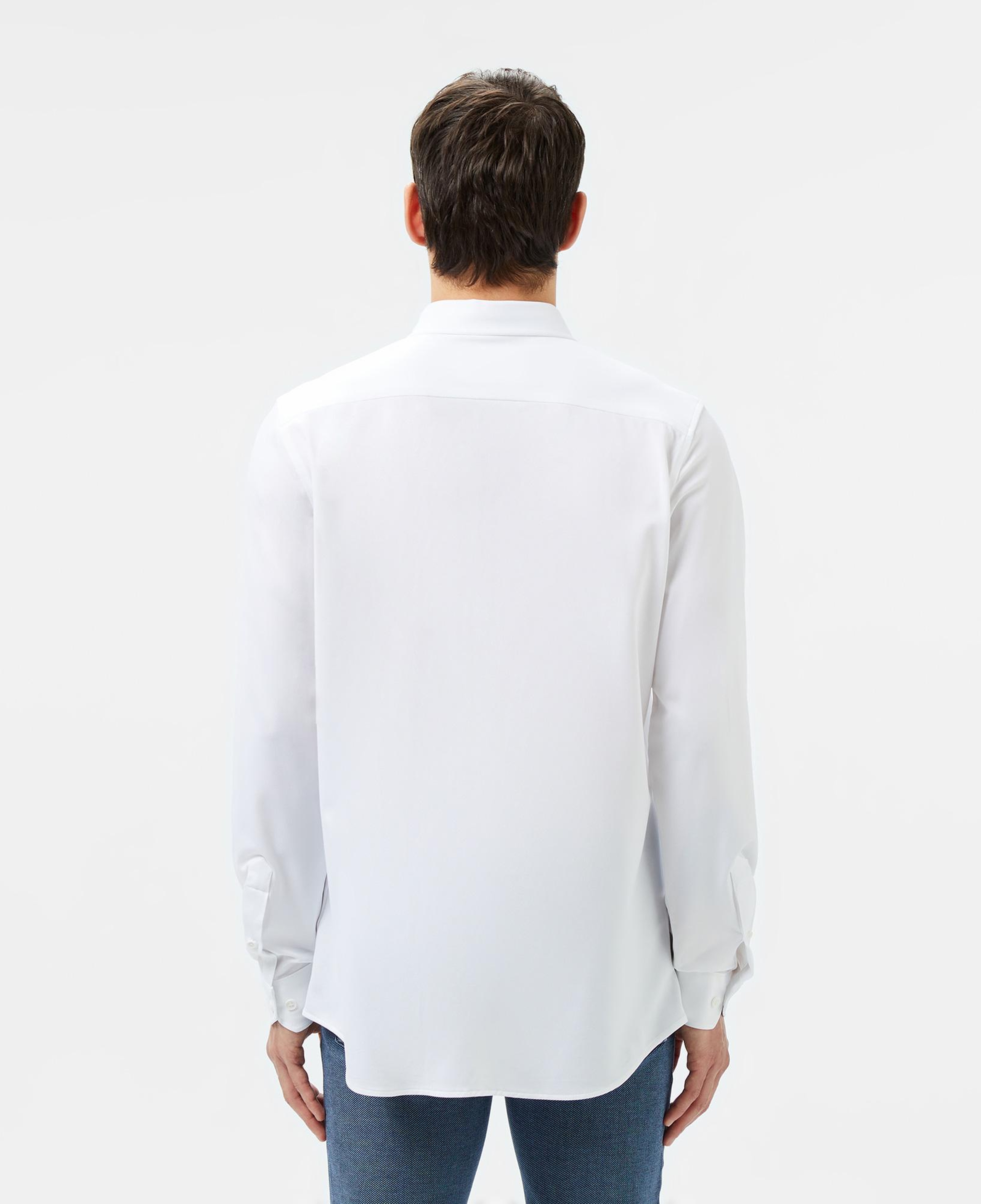 Erkek Slim Fit Beyaz Gömlek