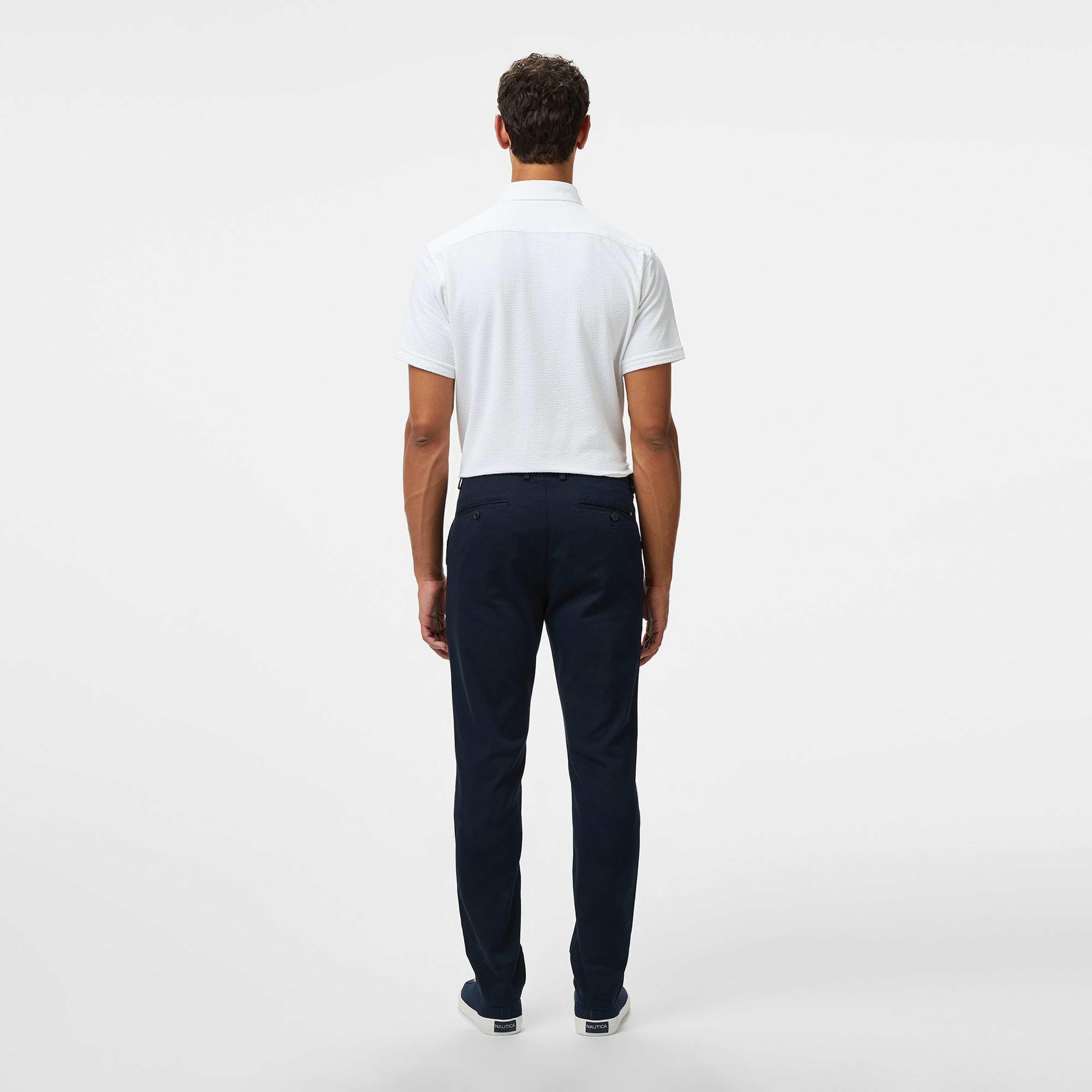 Nautica Erkek Lacivert Slim Fit Chino Pantolon