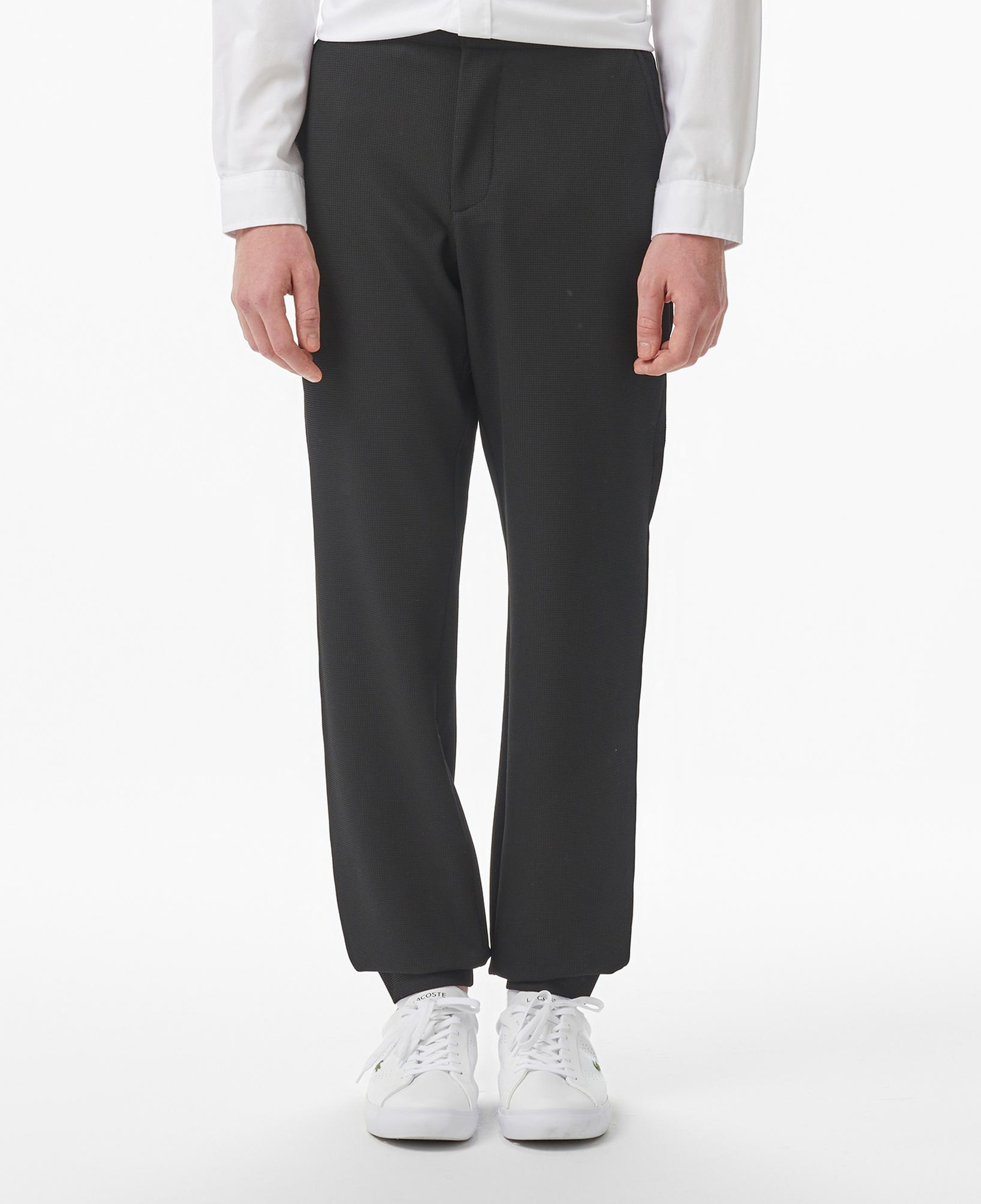Erkek Tapered Fit Siyah Pantolon