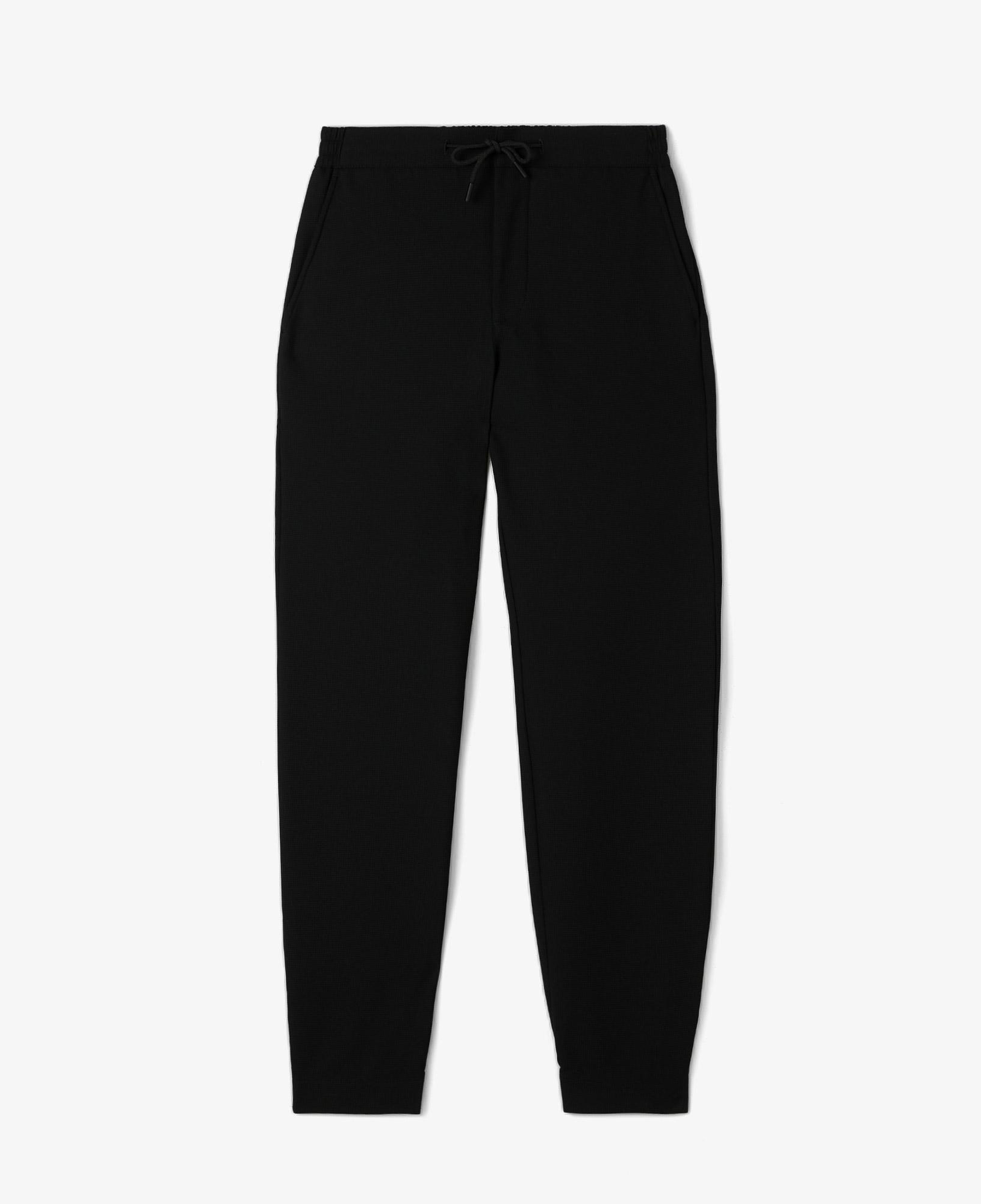 Erkek Tapered Fit Siyah Pantolon