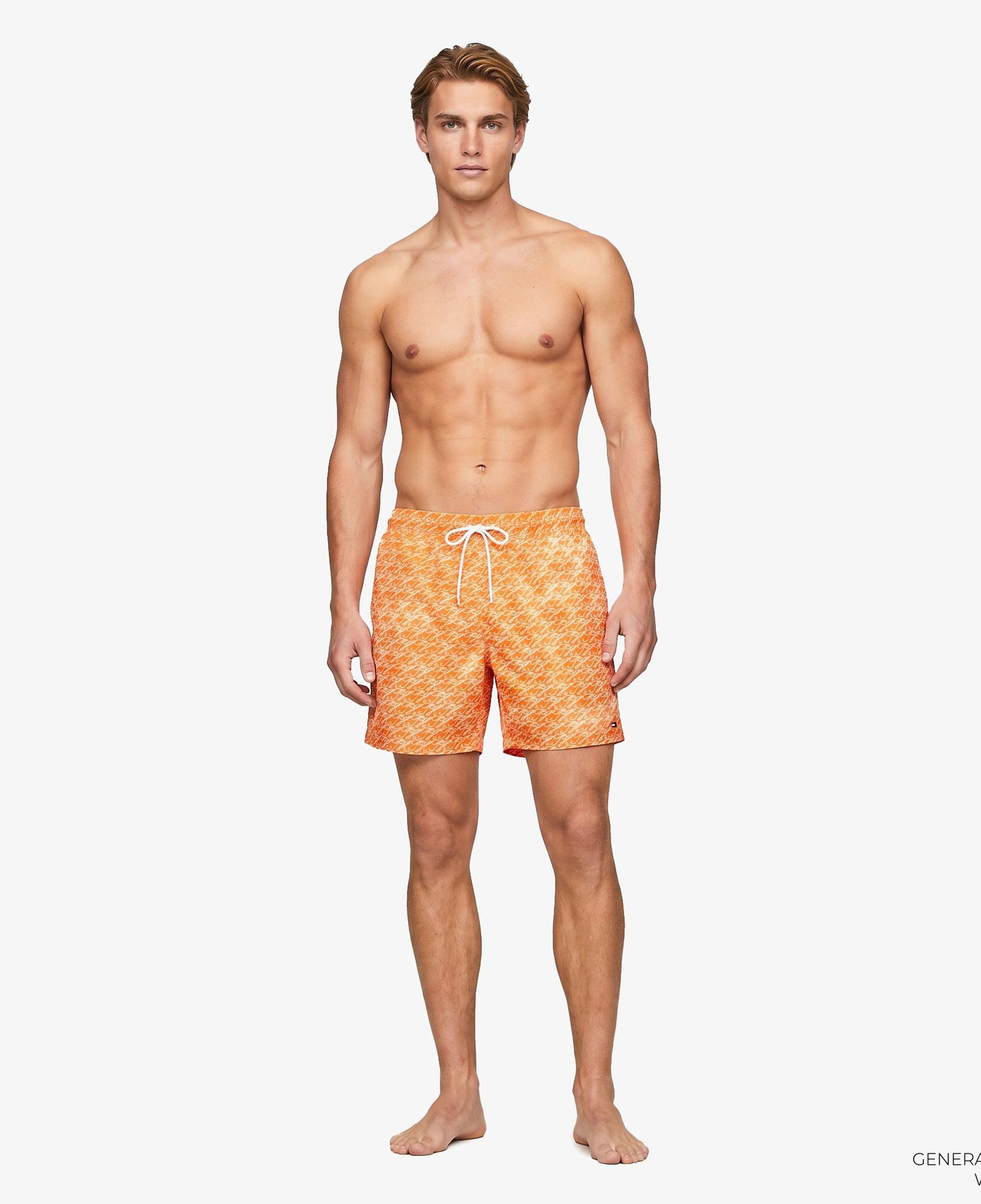 Tommy Hilfiger Essentials Erkek Turuncu Deniz Şortu