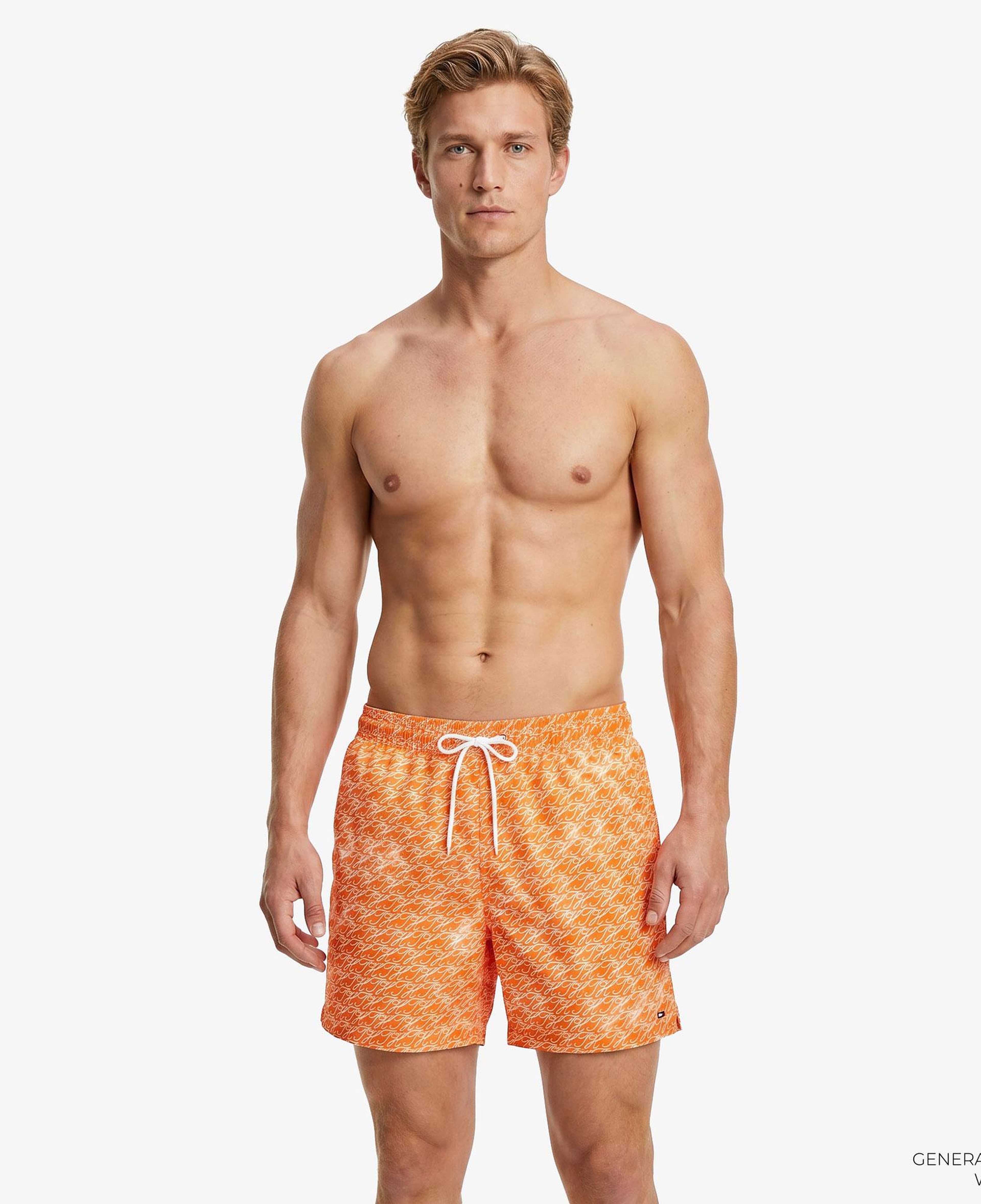 Tommy Hilfiger Essentials Erkek Turuncu Deniz Şortu