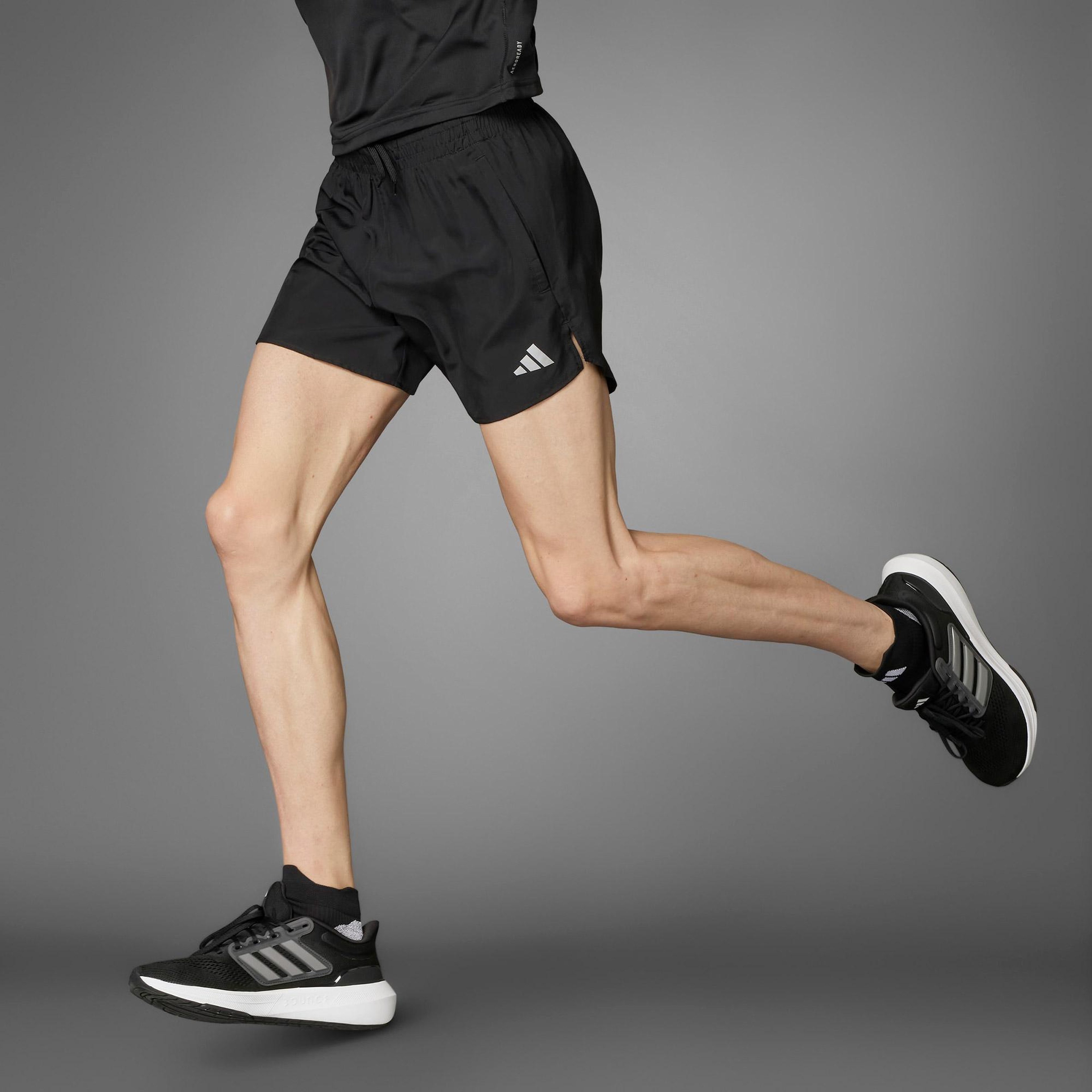 adidas Run It Erkek Siyah Koşu Şortu