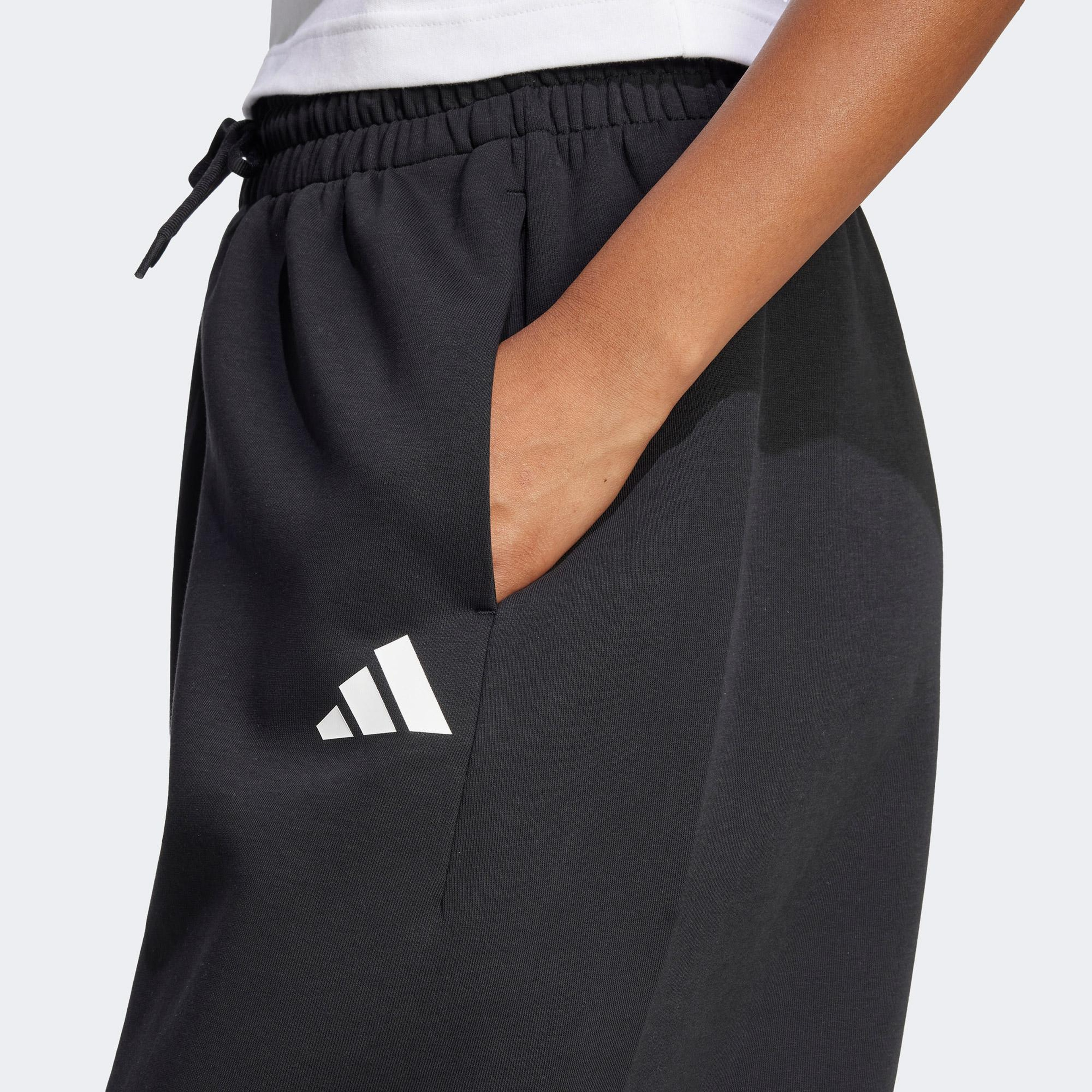 adidas Future Icons 3 Stripes Paraşüt Kadın Siyah Eşofman Altı