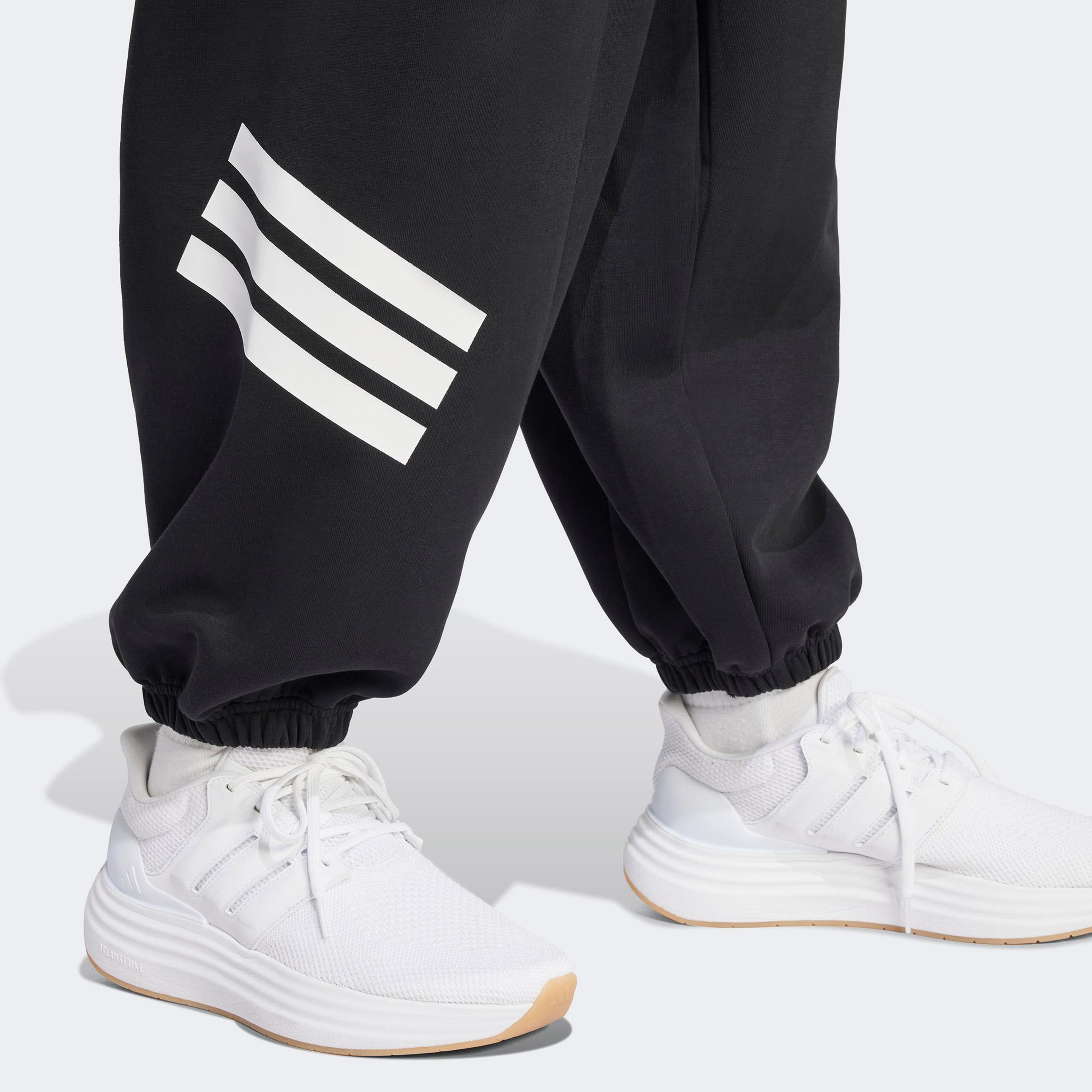adidas Future Icons 3 Stripes Paraşüt Kadın Siyah Eşofman Altı