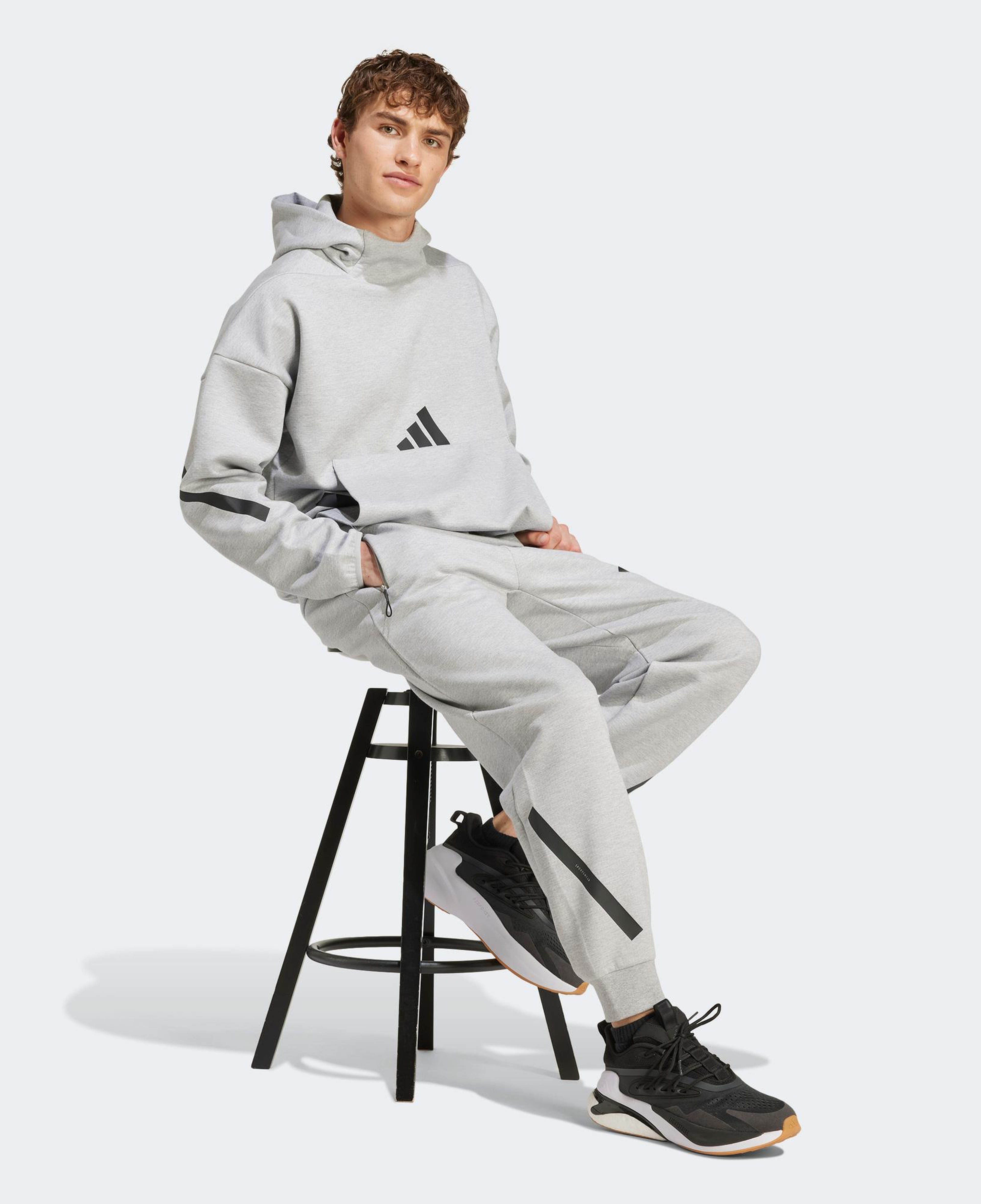 adidas Z.N.E. Erkek Gri Günlük Eşofman Altı
