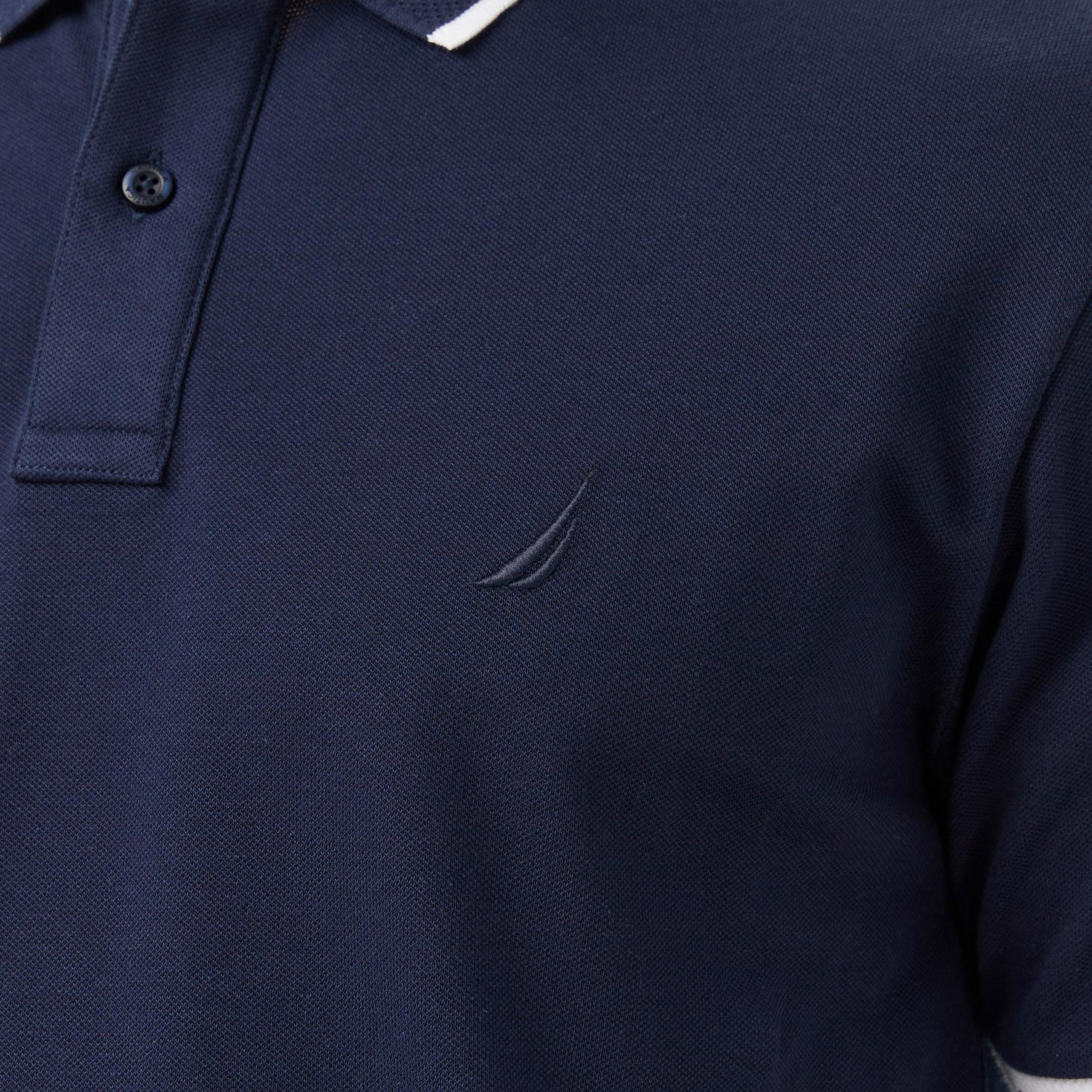 Nautica Erkek Lacivert Regular Fit Polo Yaka T-Shirt