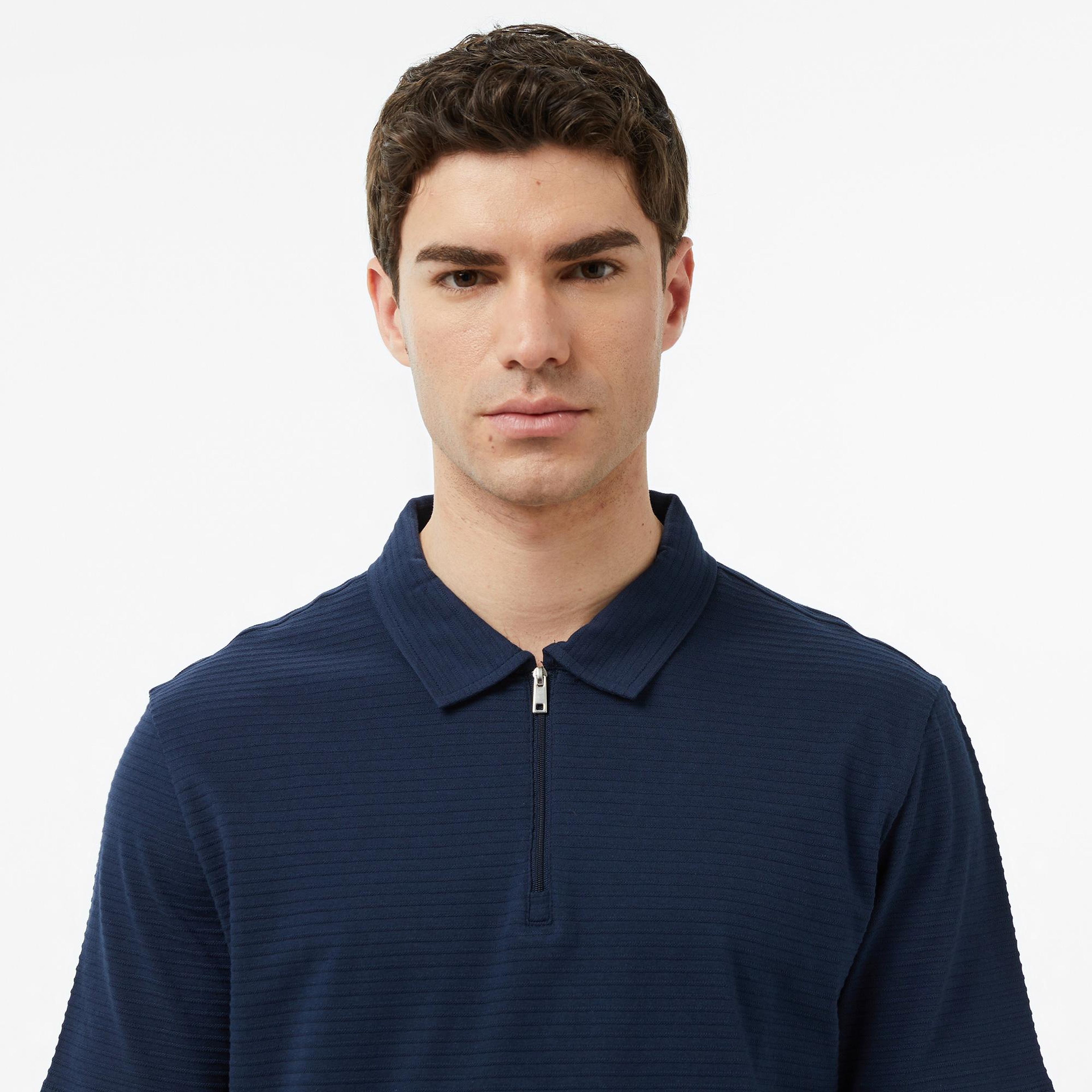 Nautica Erkek Lacivert Regular Fit Polo Yaka T-Shirt