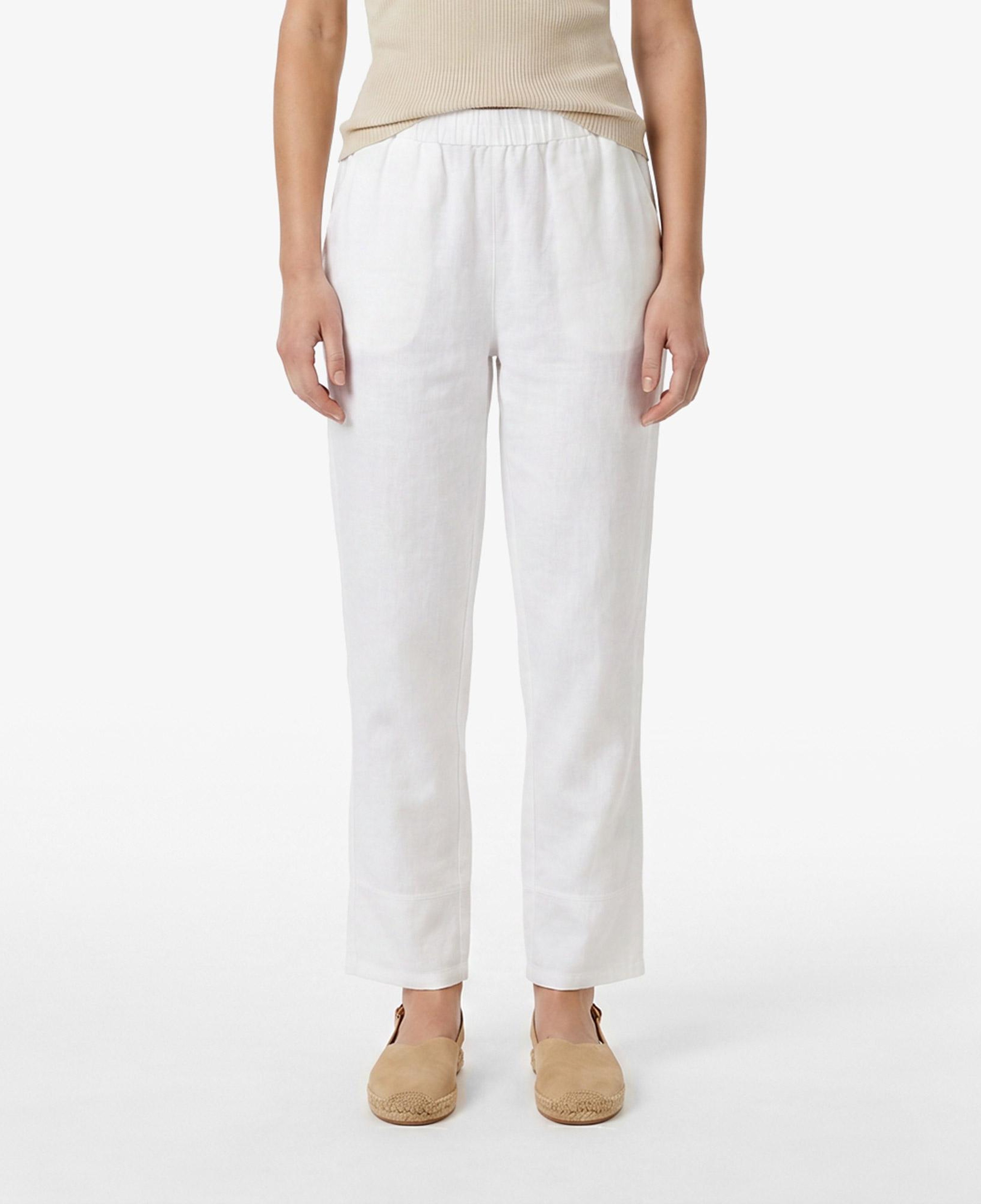 Nautica Kadın Beyaz Regular Fit Pantolon