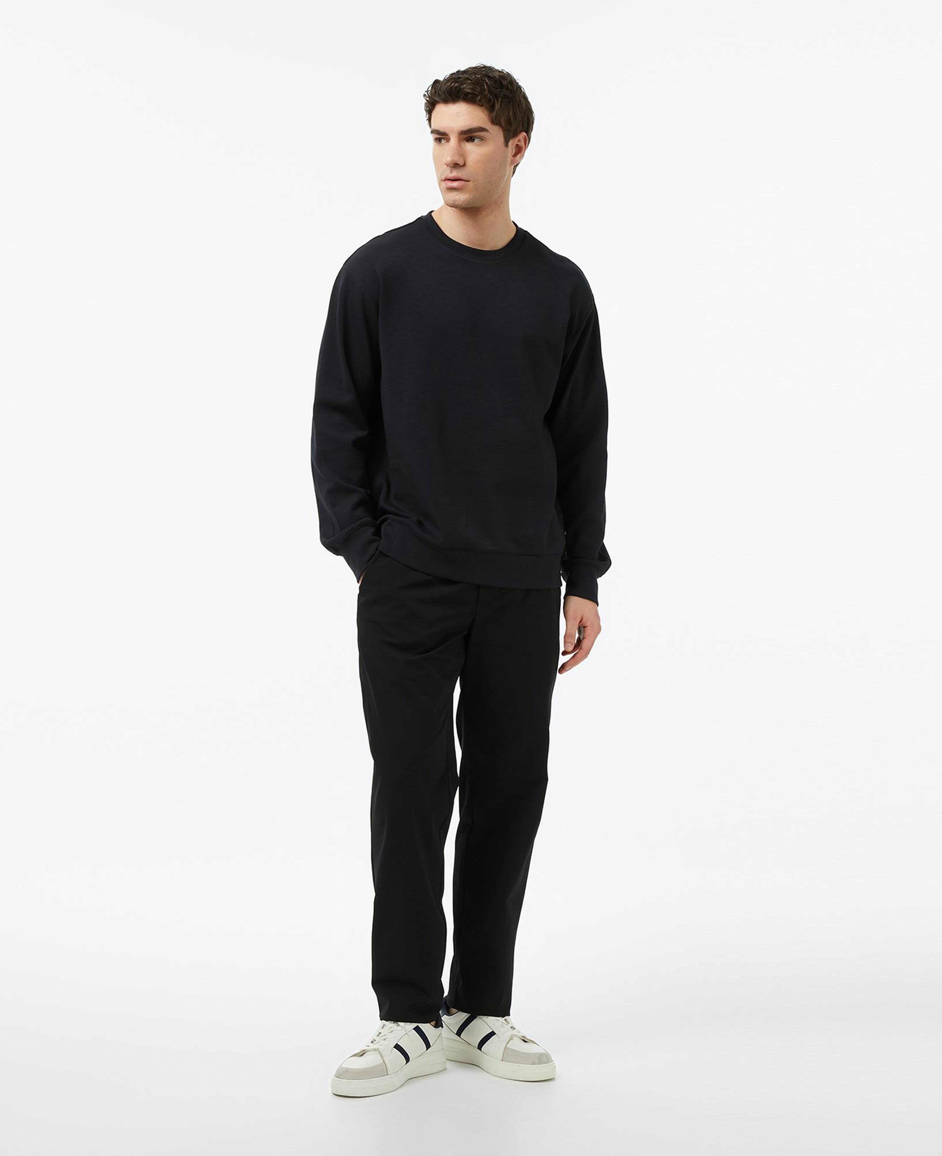 Nautica Erkek Siyah Regular Fit Sweatshirt