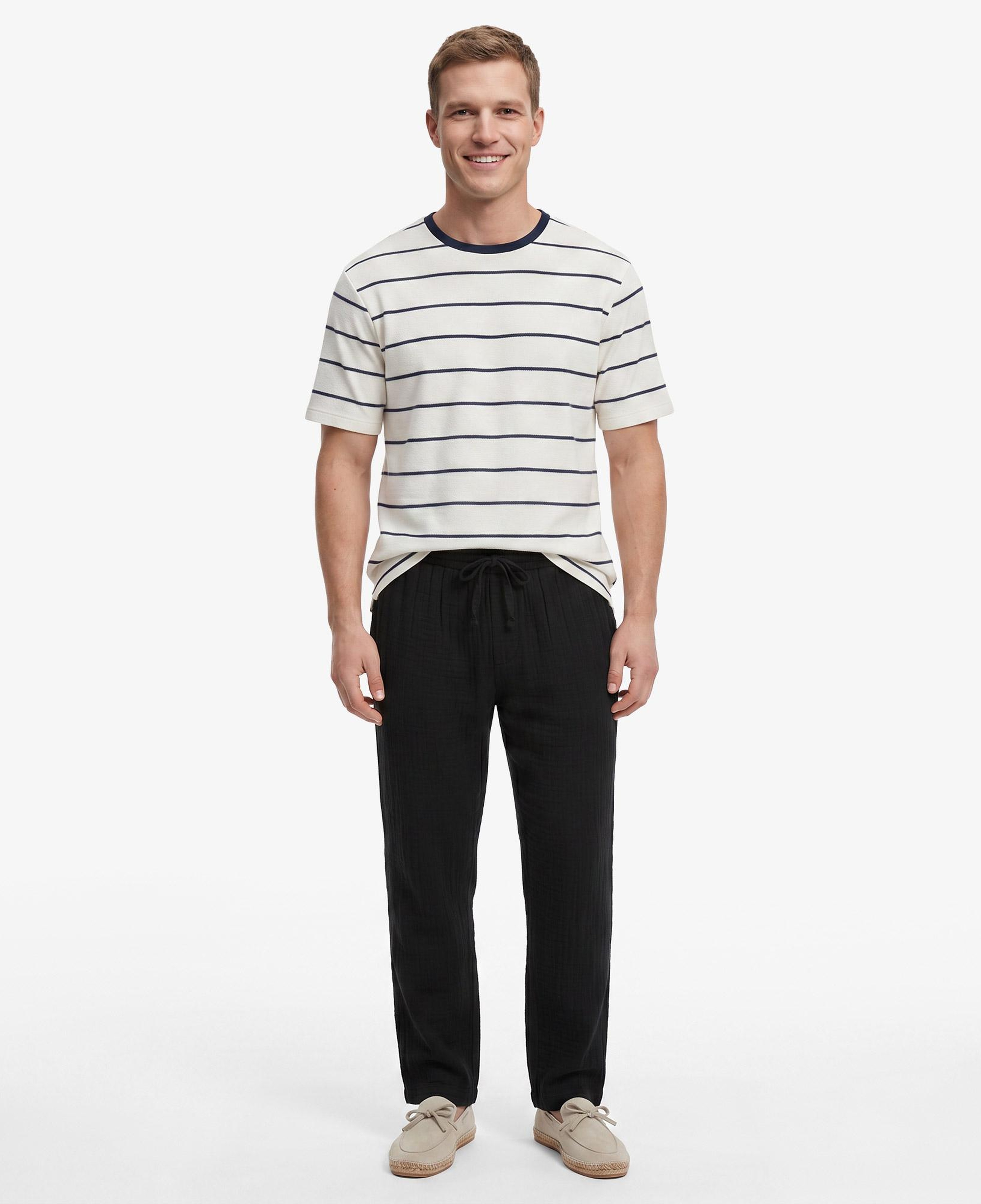 Nautica Erkek Siyah Regular Fit Pantolon