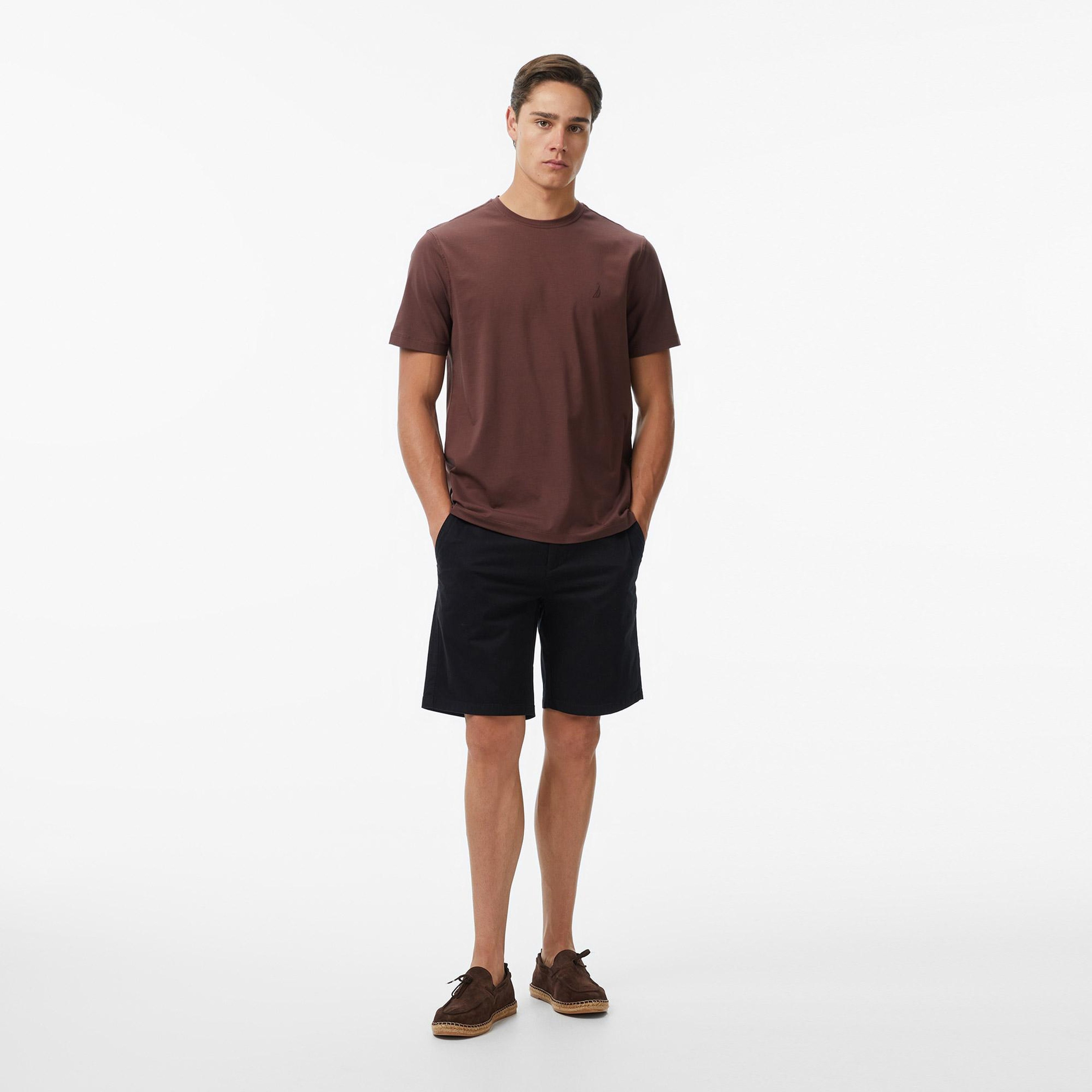 Nautica Erkek Siyah Regular Fit Chino Şort