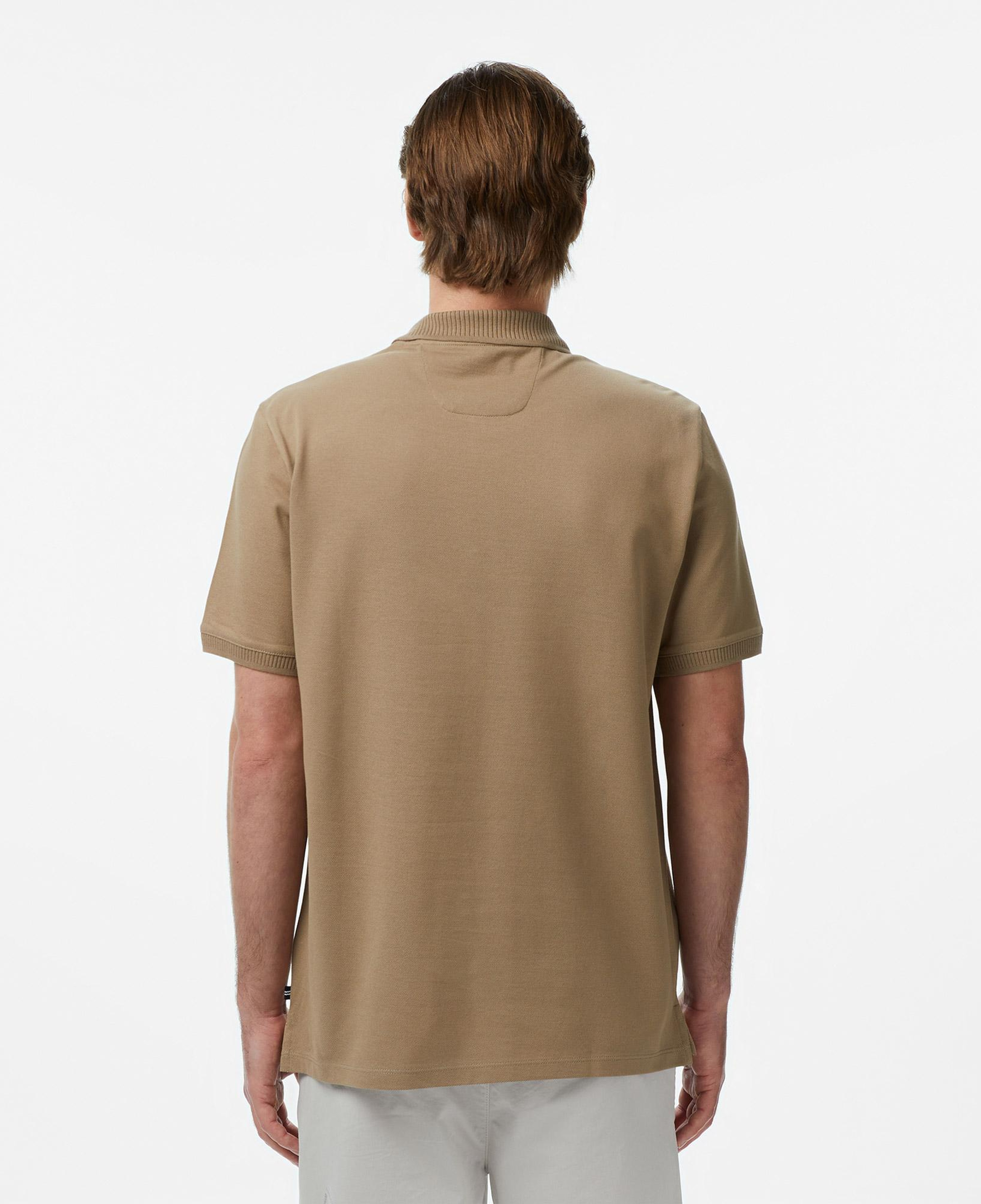 Nautica Erkek Bej Regular Fit Polo Yaka T-Shirt