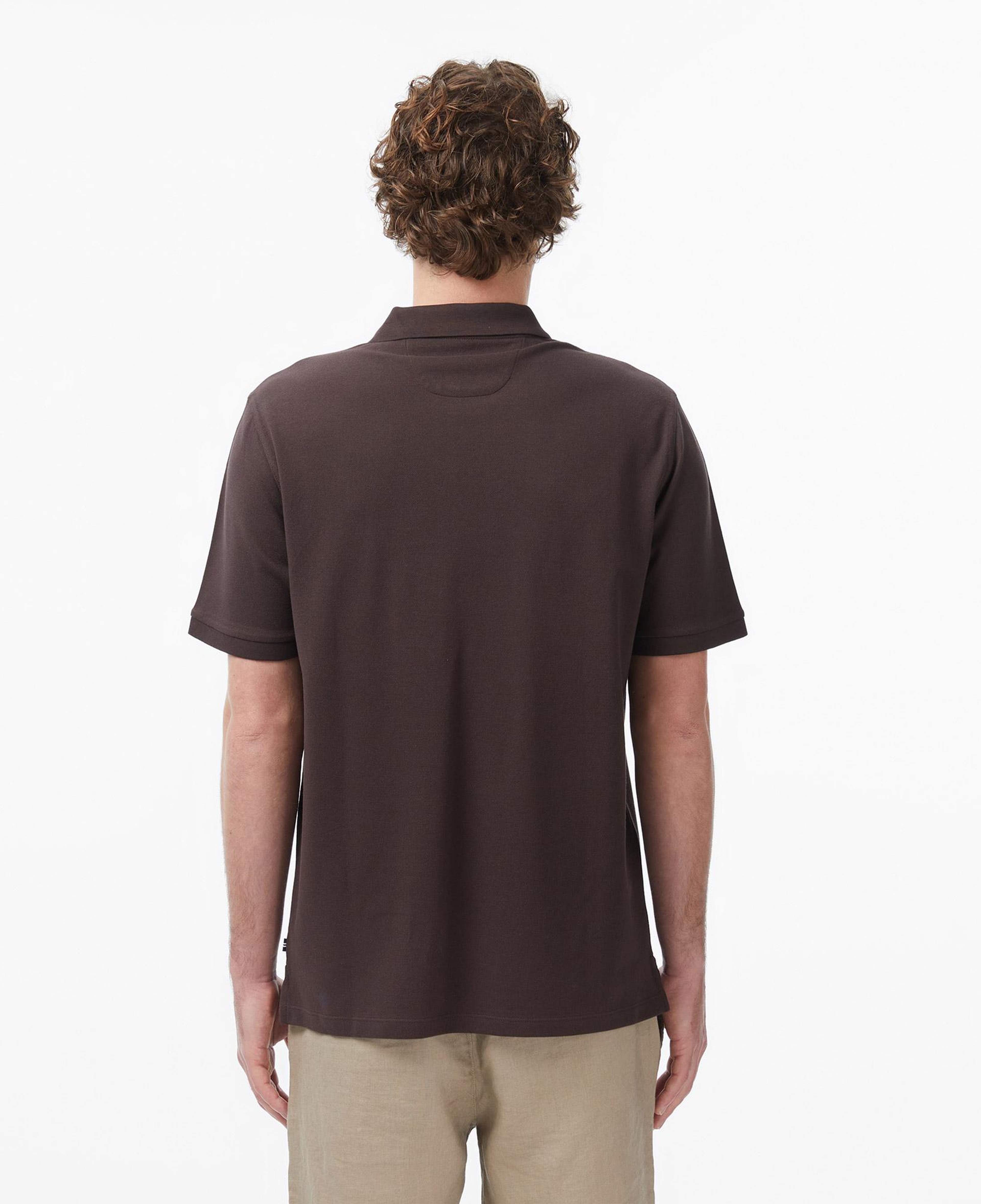 Nautica Erkek Kahverengi Regular Fit Polo Yaka T-Shirt