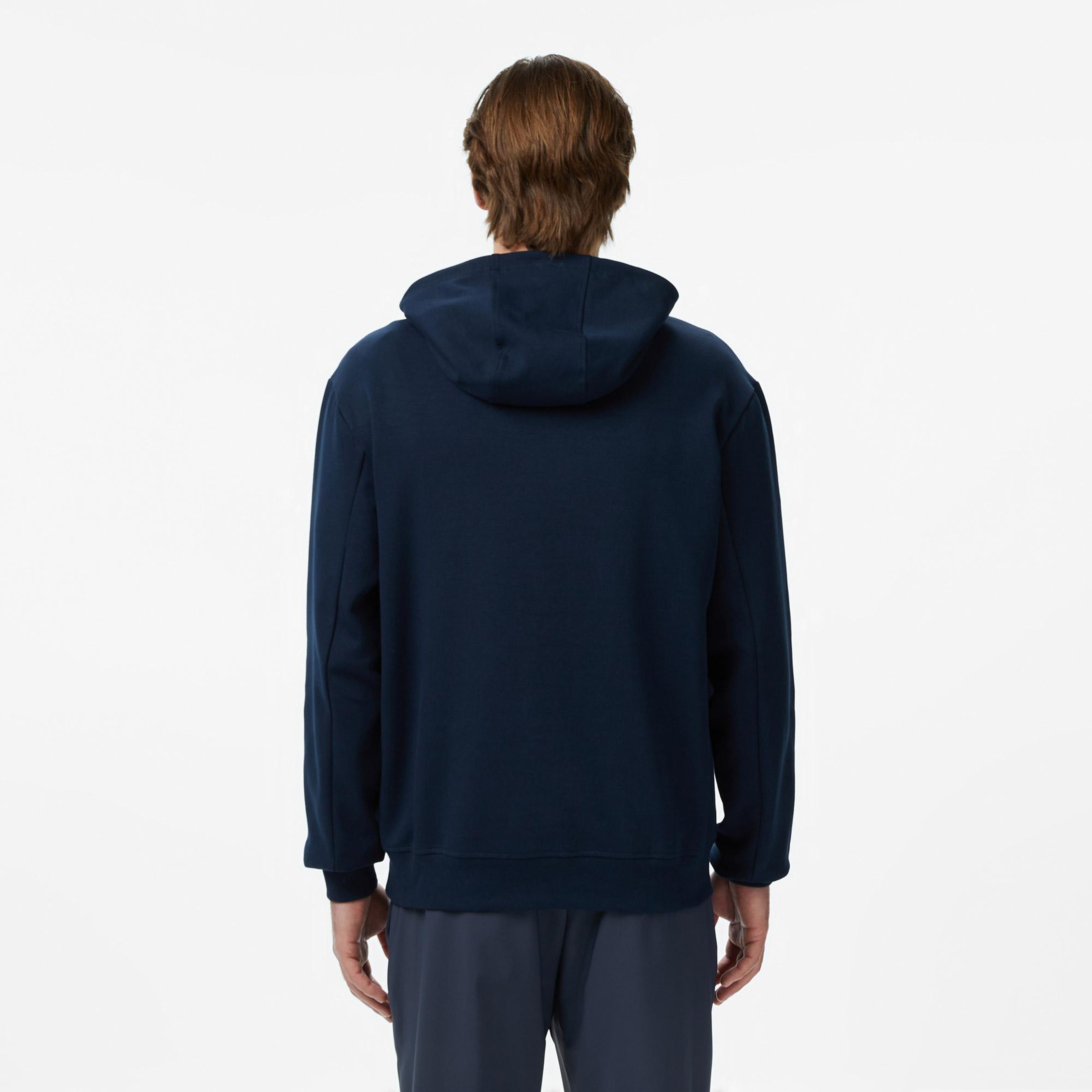 Nautica Erkek Lacivert Regular Fit Kapüşonlu Sweatshirt