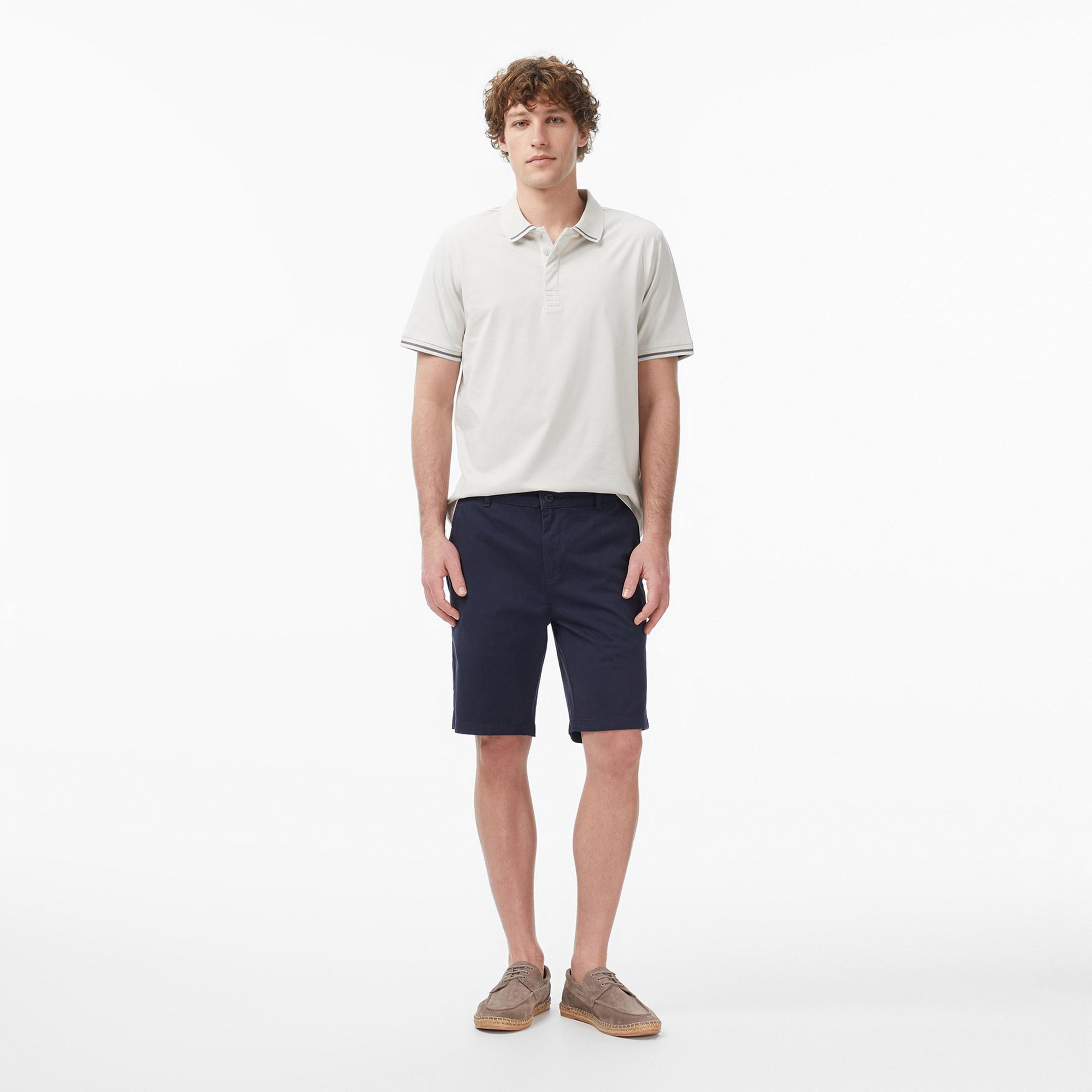 Nautica Erkek Lacivert Regular Fit Chino Şort