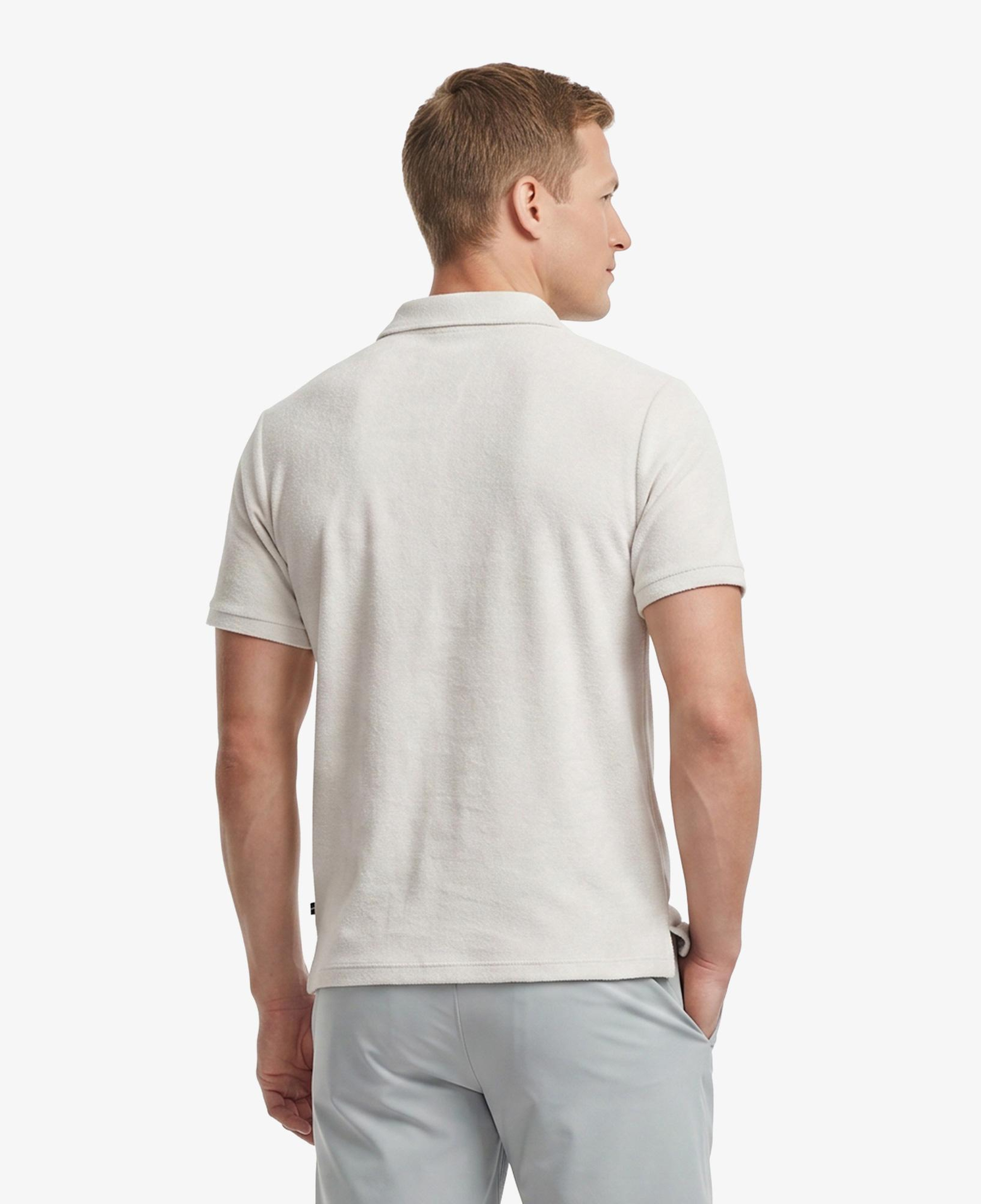 Nautica Erkek Gri Regular Fit Havlu Polo Yaka T-Shirt