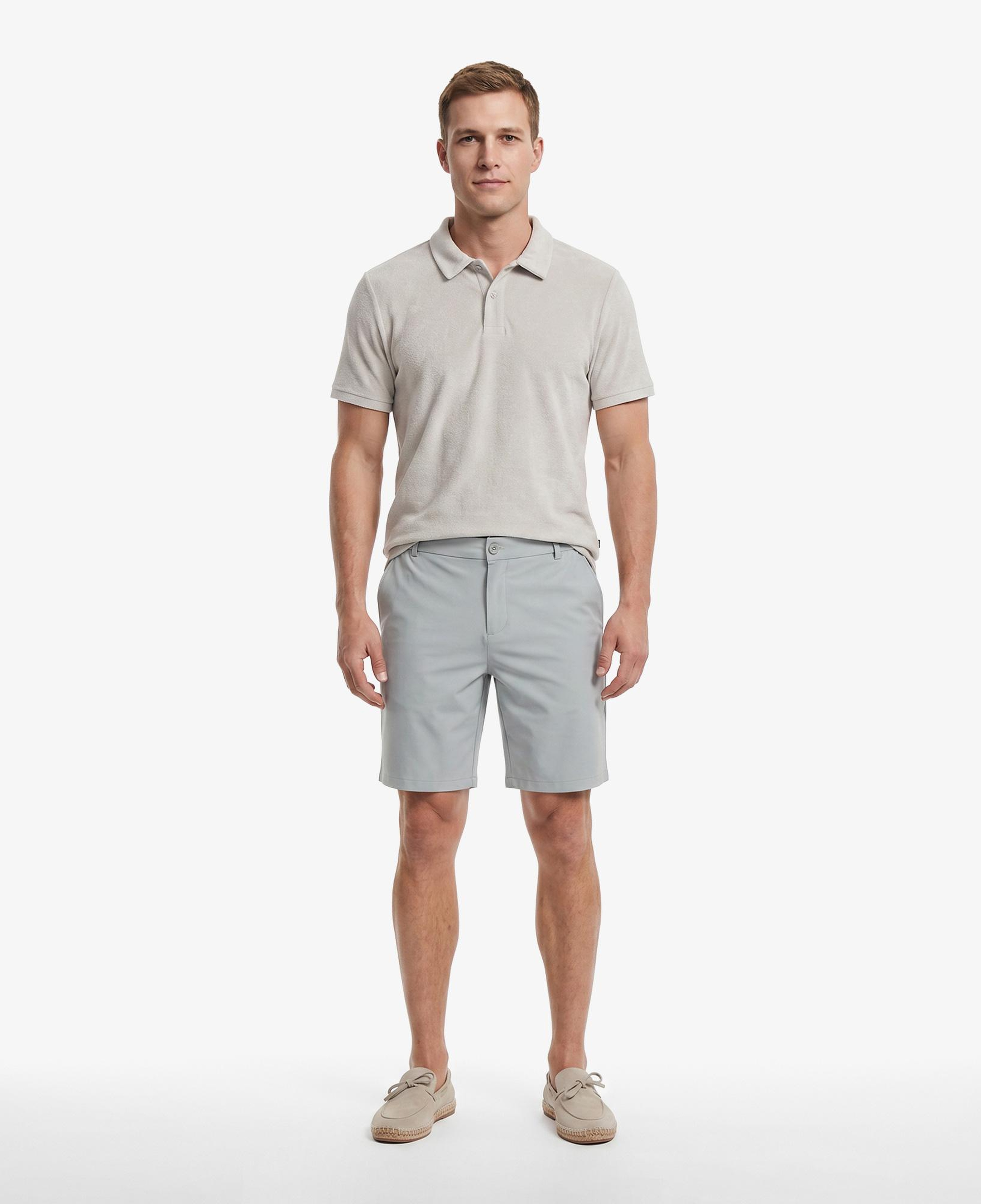 Nautica Erkek Gri Regular Fit Havlu Polo Yaka T-Shirt