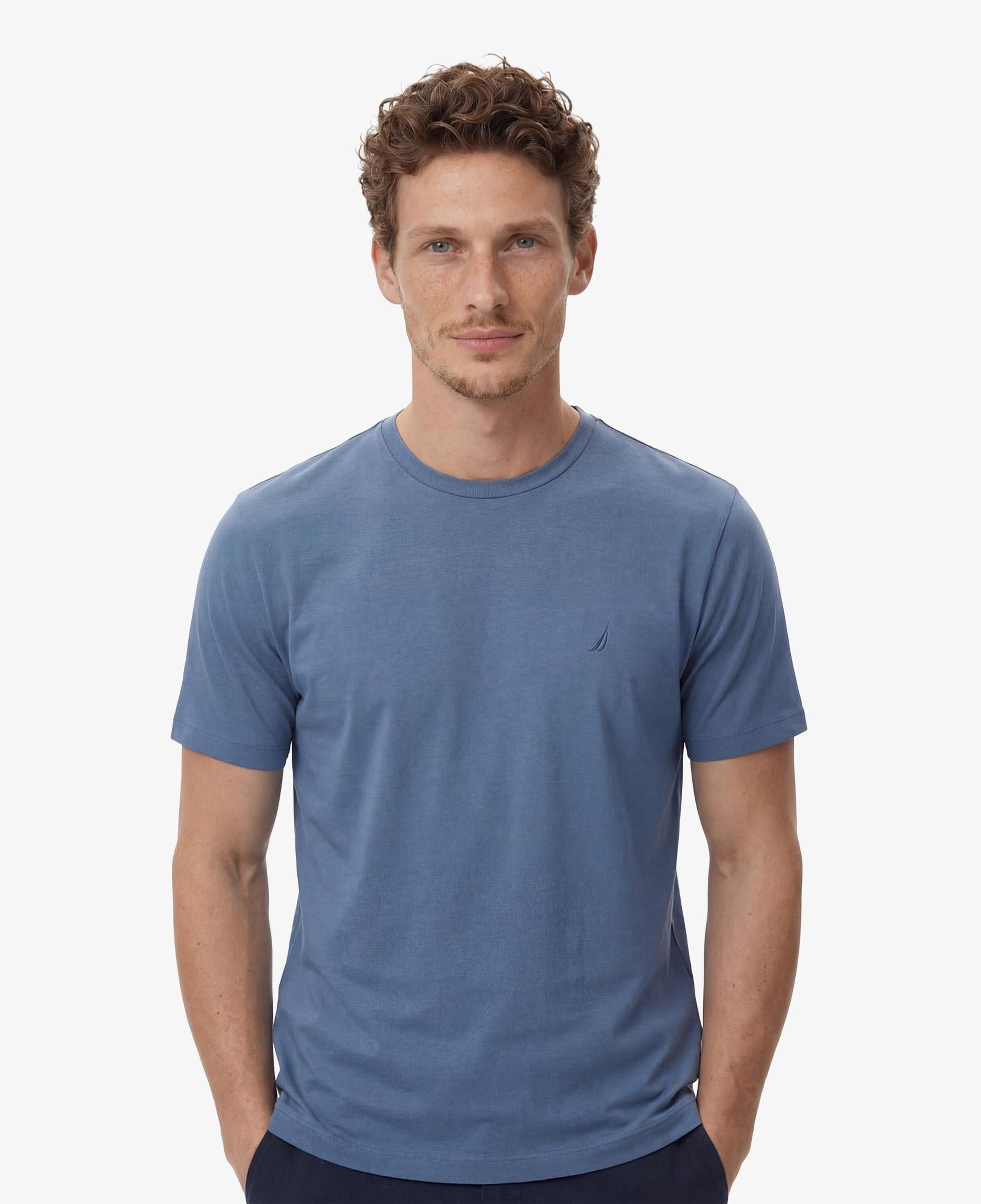 Nautica Erkek Mavi Regular Fit T-Shirt