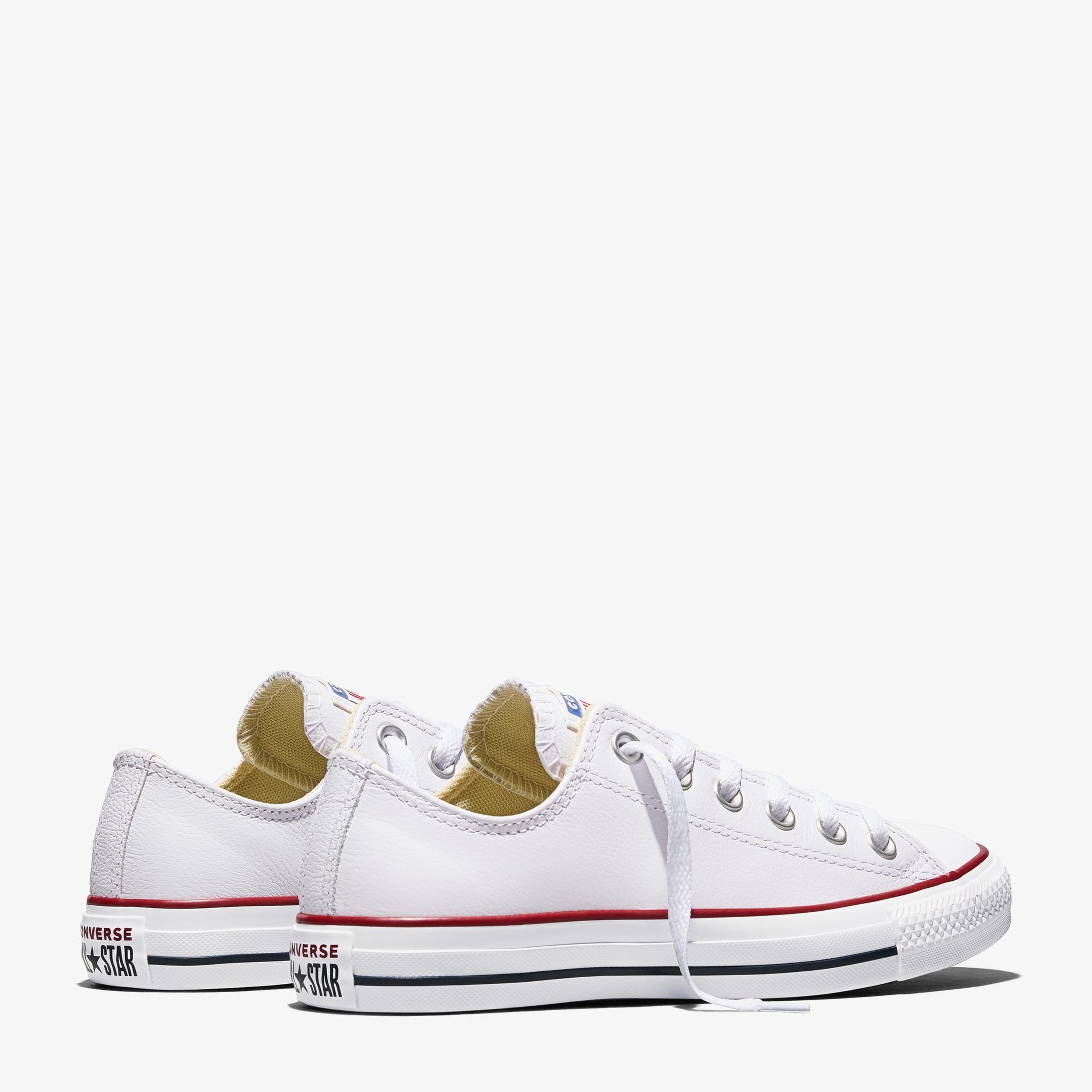 Converse Chuck Taylor All Star Unisex Beyaz Deri Sneaker