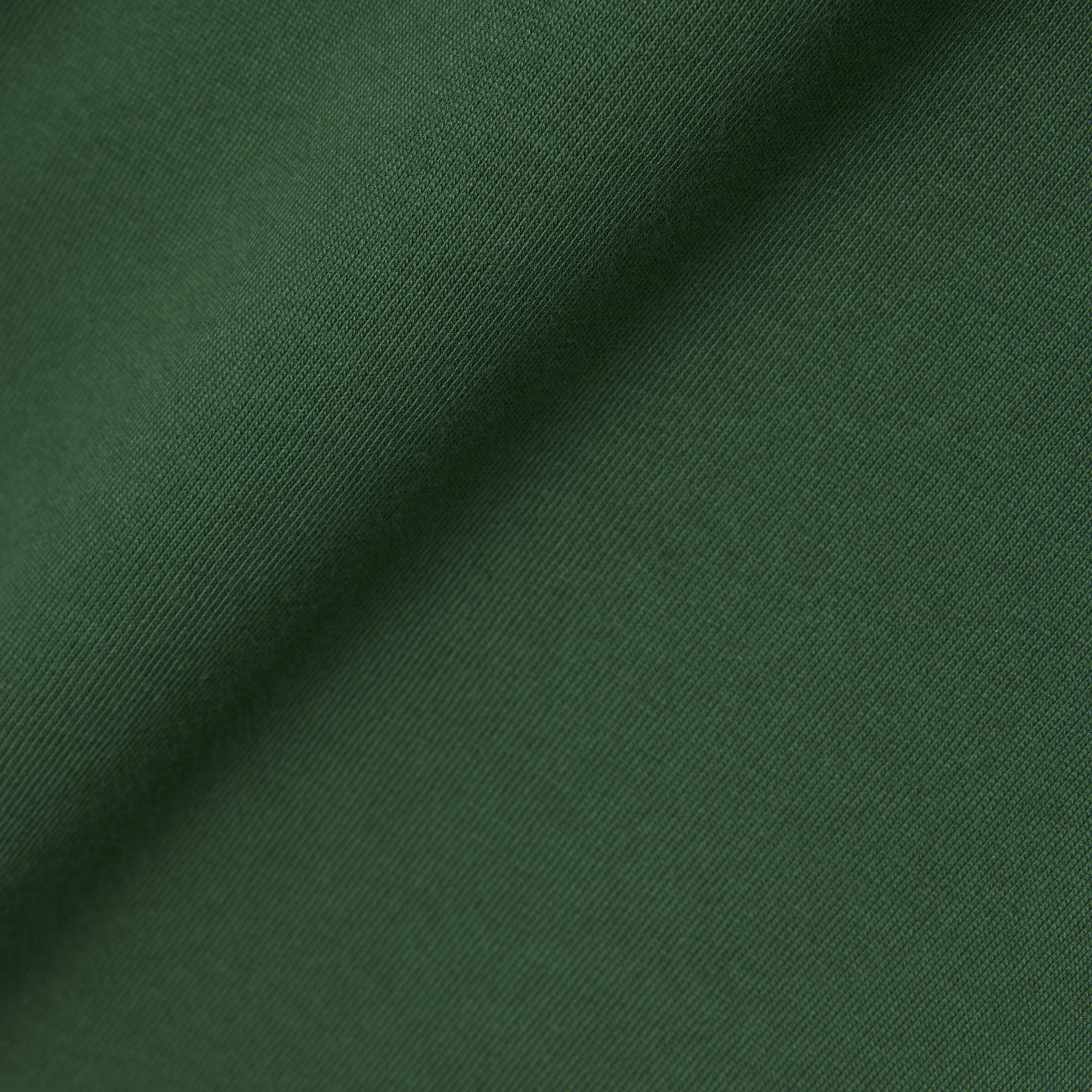 Erkek Classic Fit Bisiklet Yaka Koyu Yeşil T-Shirt