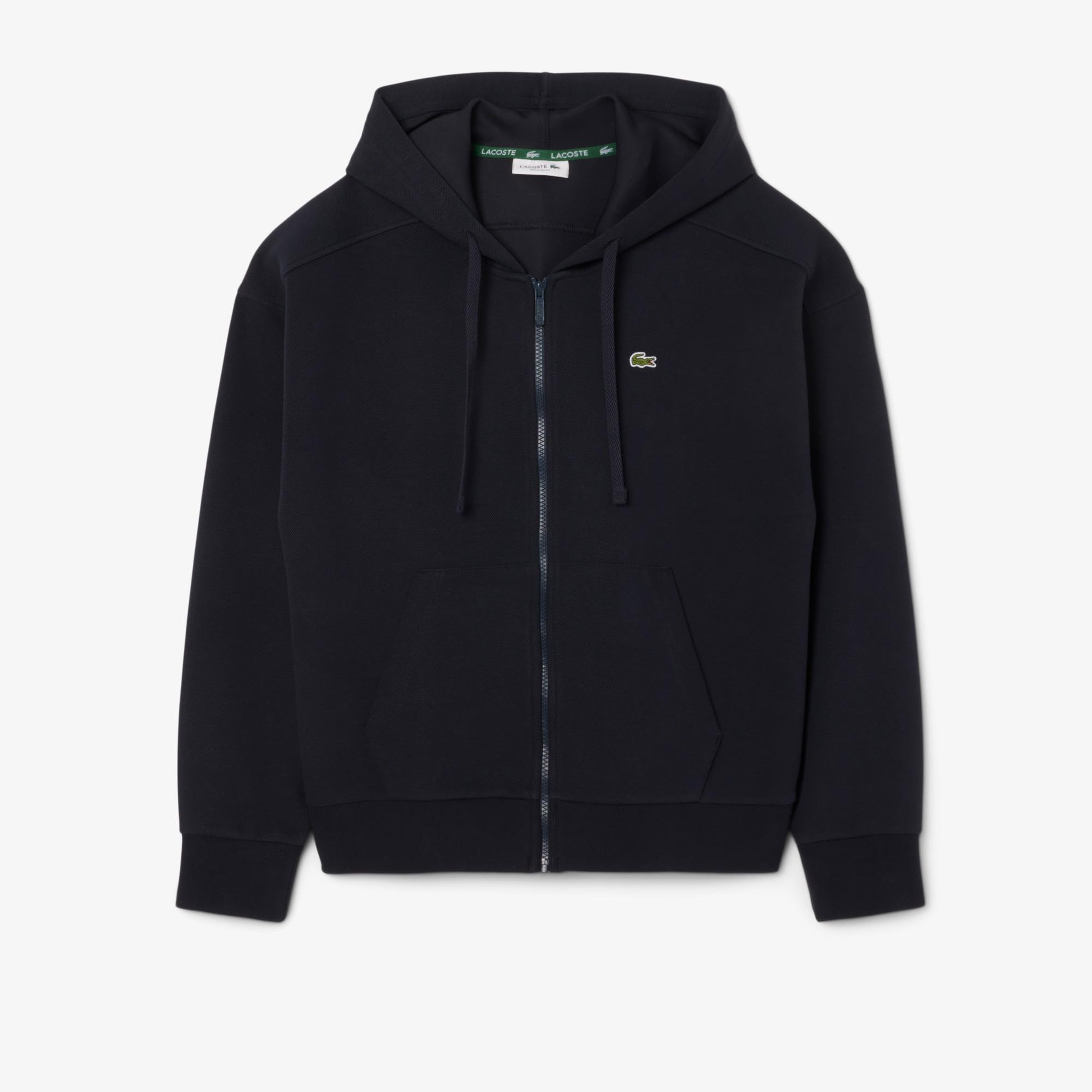 Kadın Regular Fit Fermuarlı Lacivert Sweatshirt