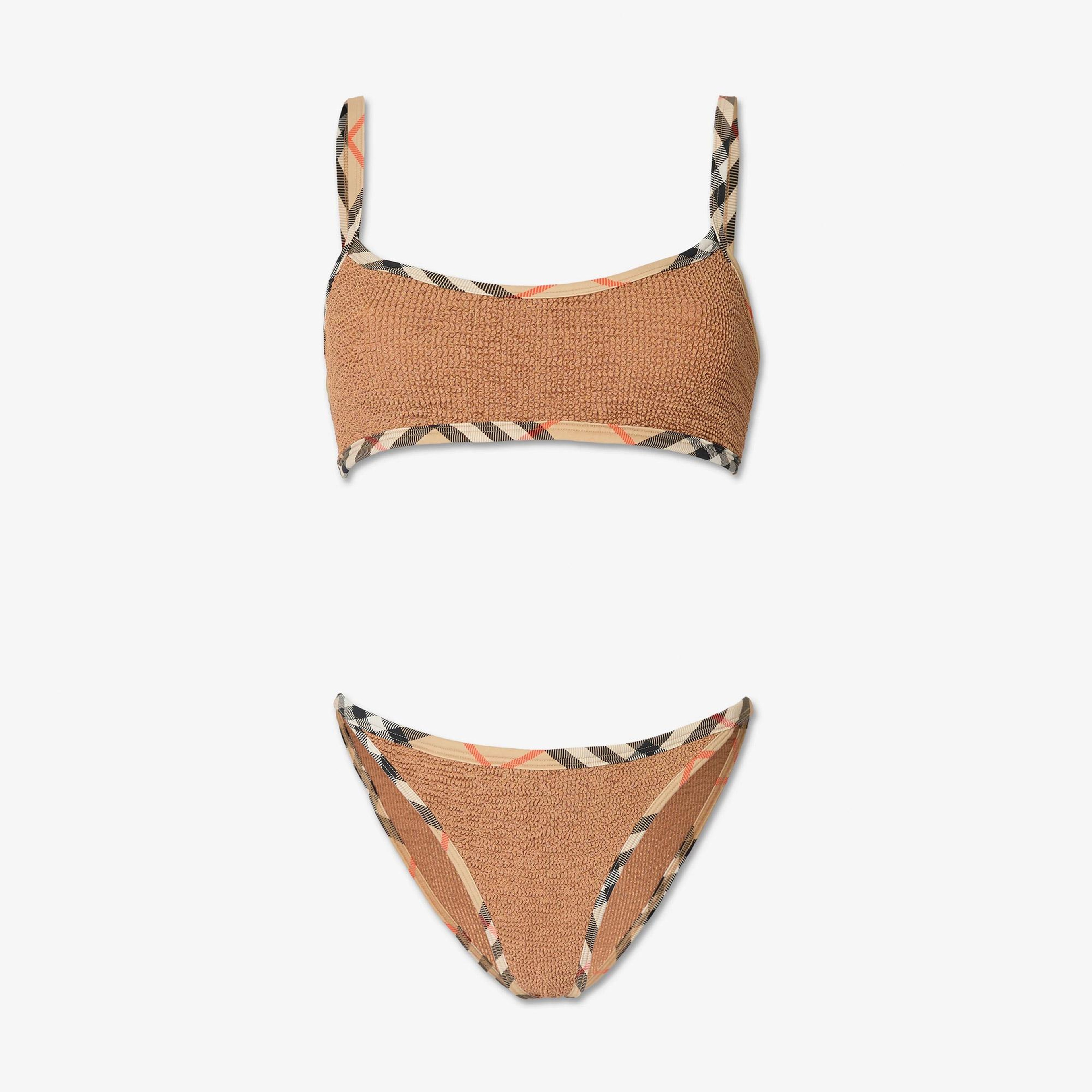 Burberry x Hunza G Tyler Kadın Kahverengi Bikini