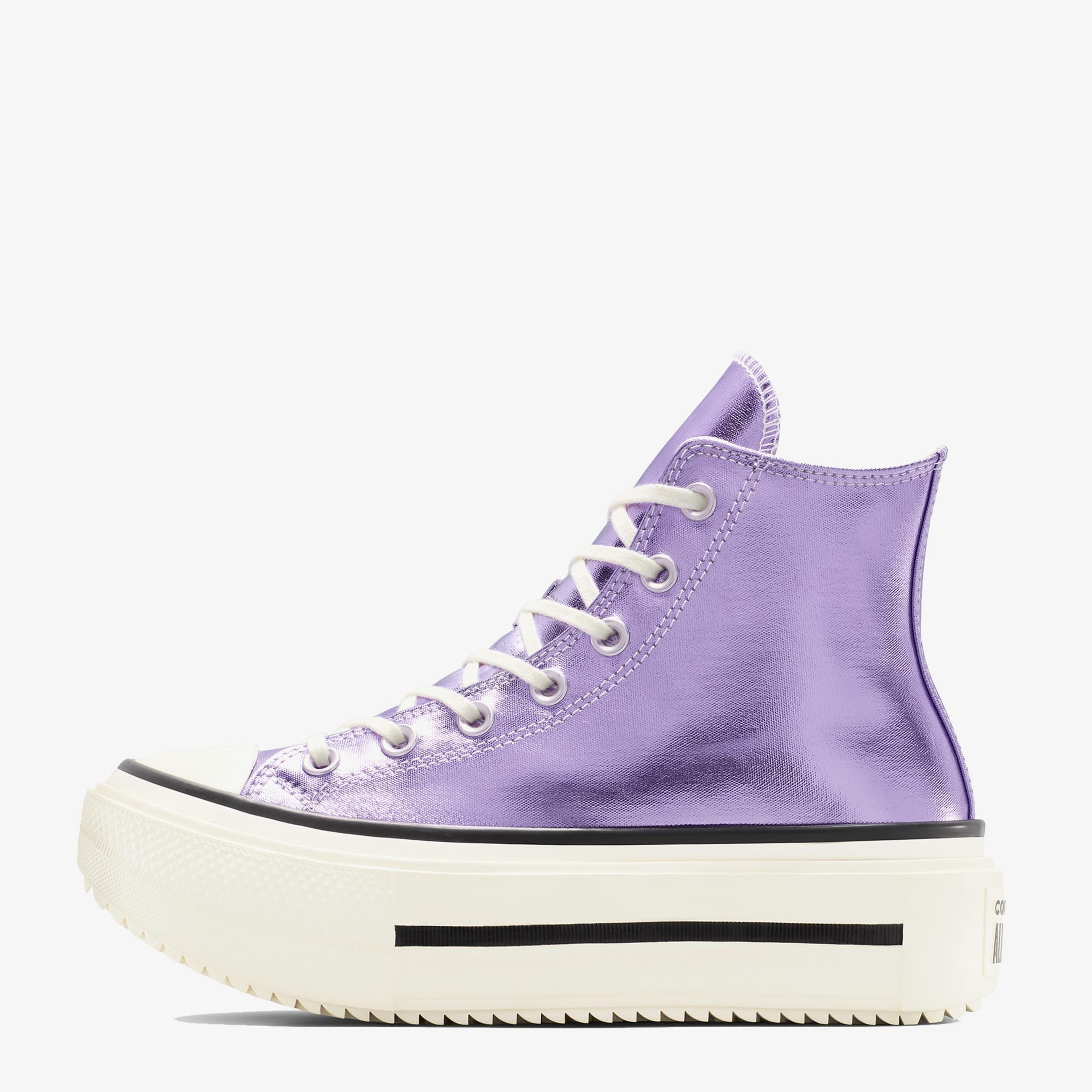 Converse Chuck Taylor All Star Lift Double Stack Unisex Mor Sneaker