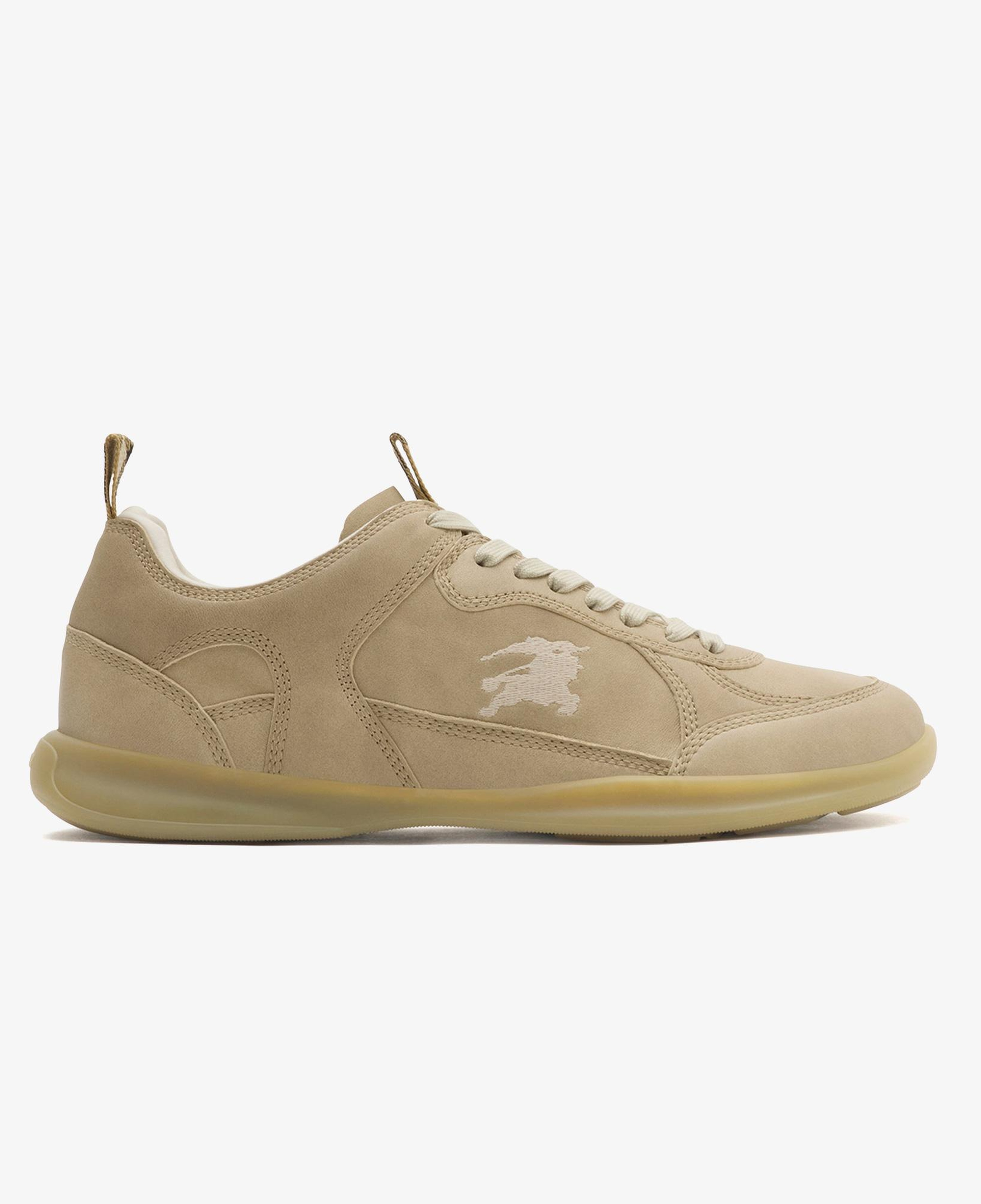 Burberry Leather Matrix Erkek Bej Sneaker