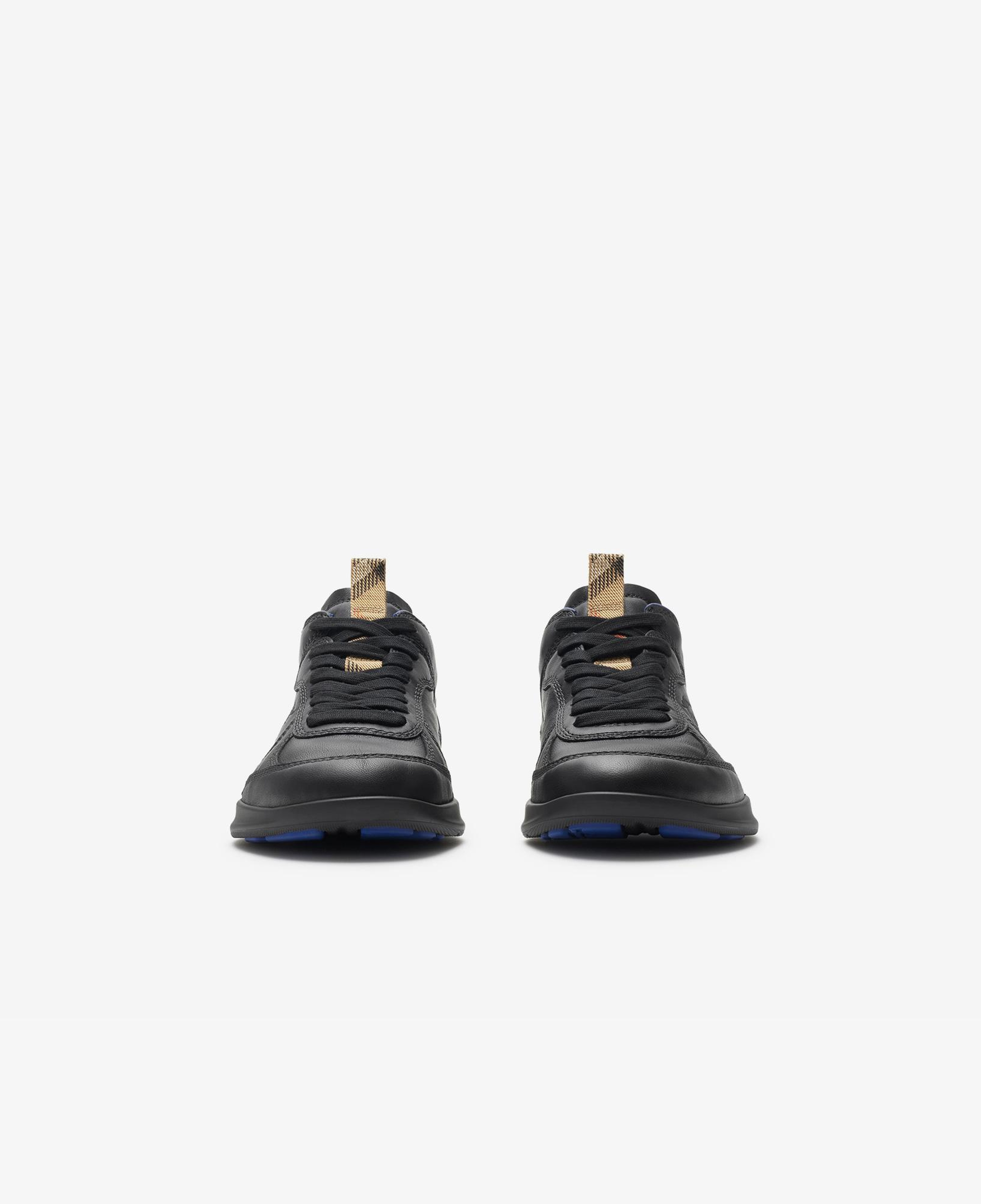 Burberry Matrix Leather Matrix Erkek Siyah Sneaker