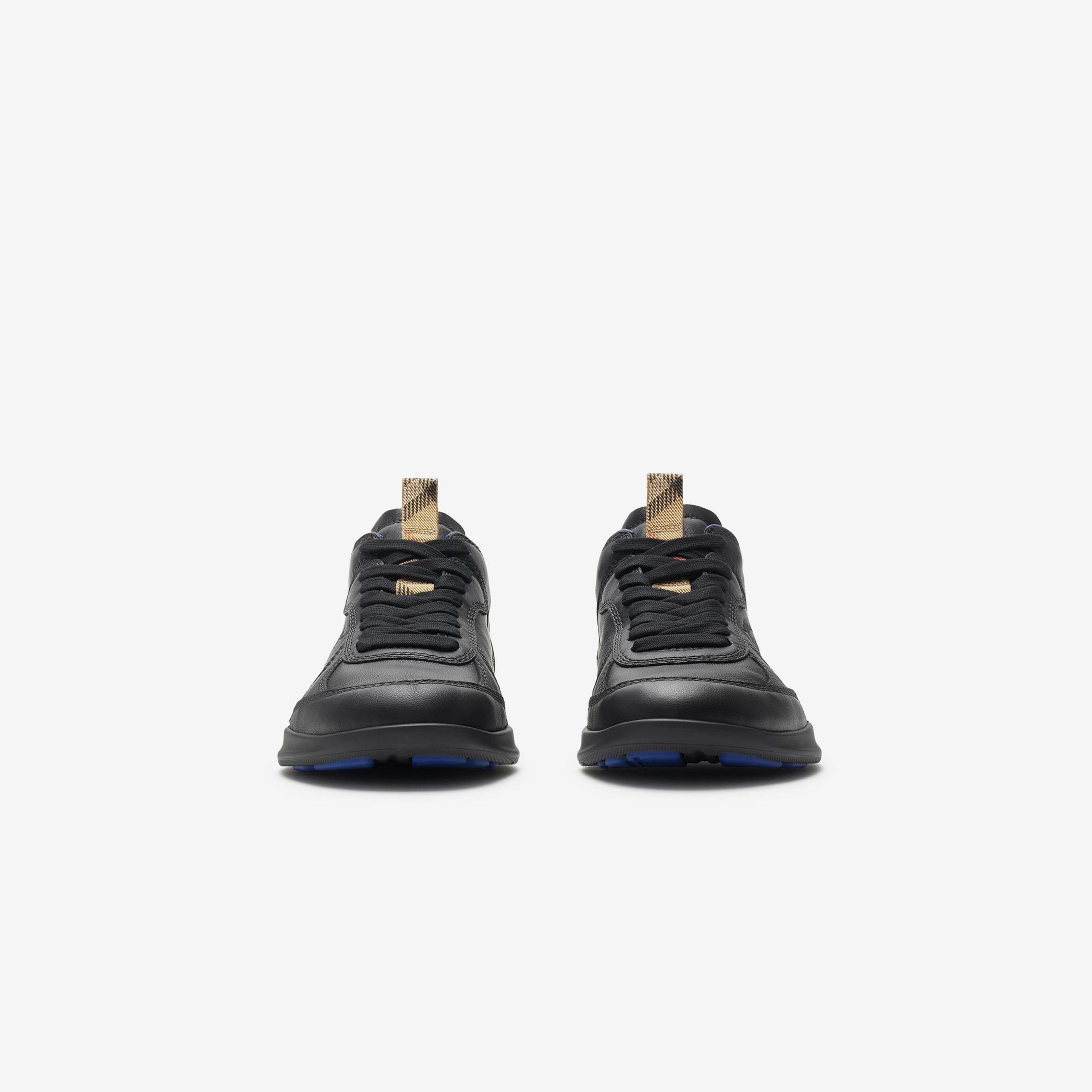Burberry Matrix Leather Matrix Erkek Siyah Sneaker